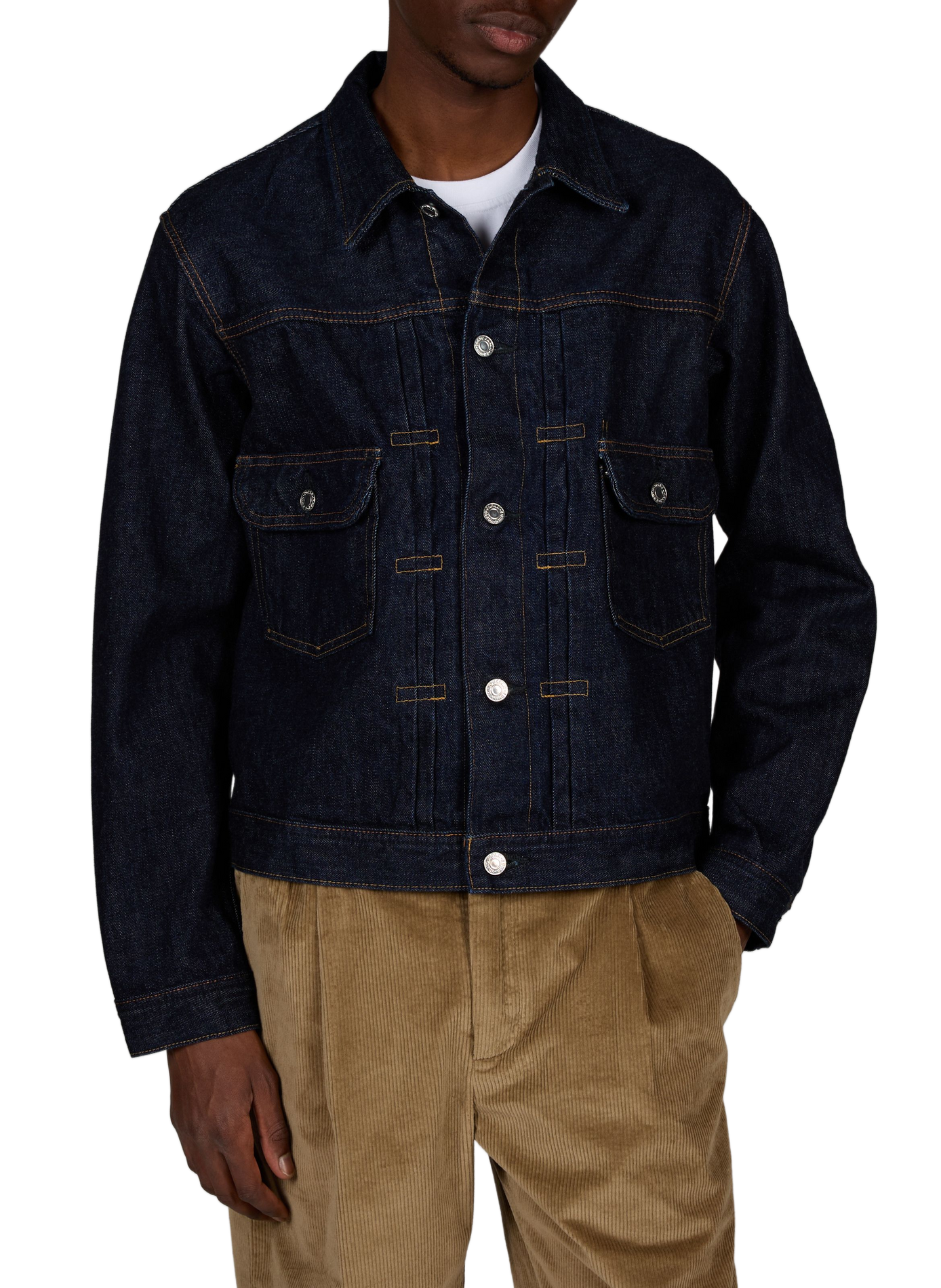 Oversize Denimjacke aus Baumwolle EDWIN Blau