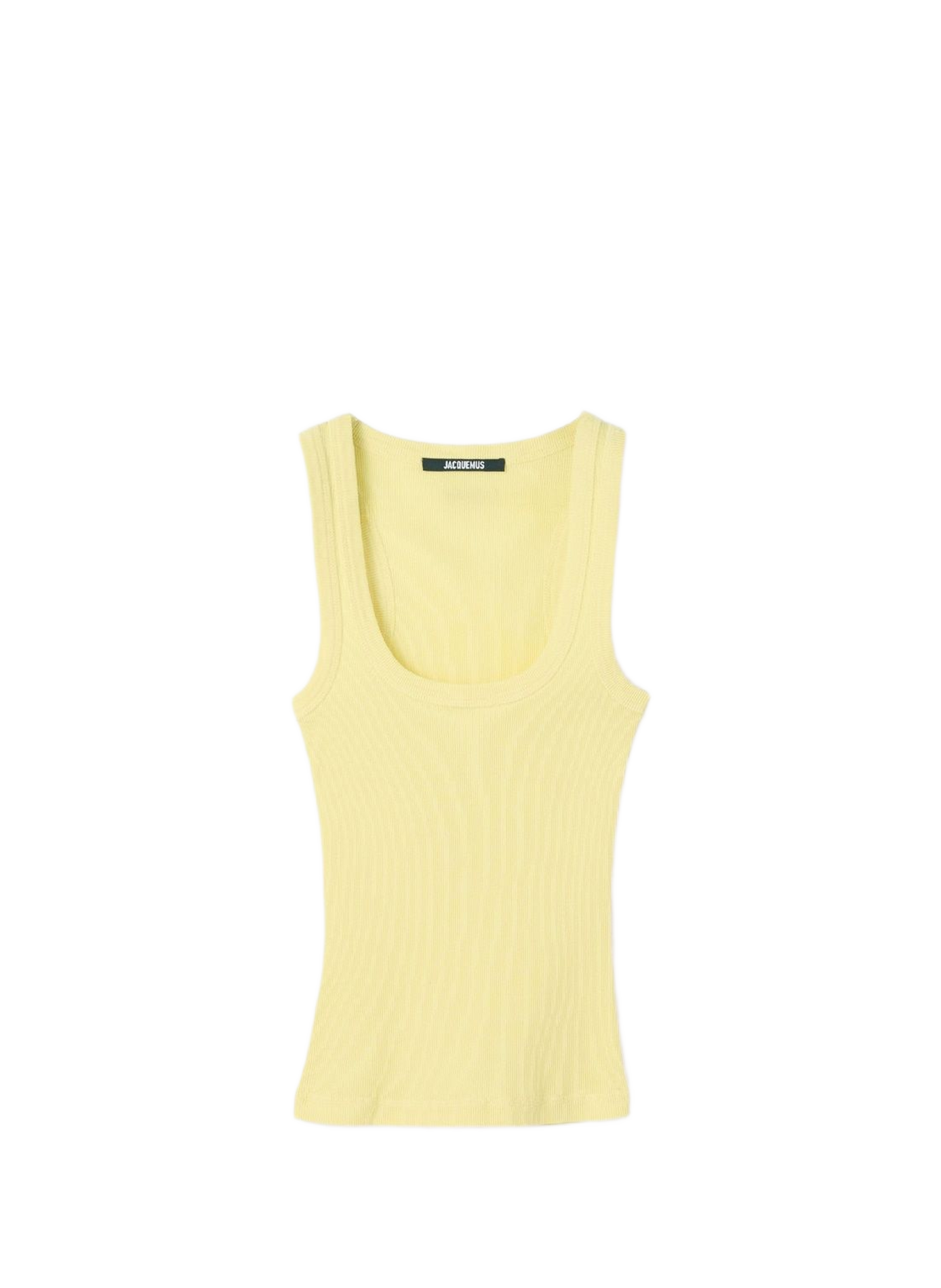 Le débardeur Gros Grain en coton JACQUEMUS Yellow