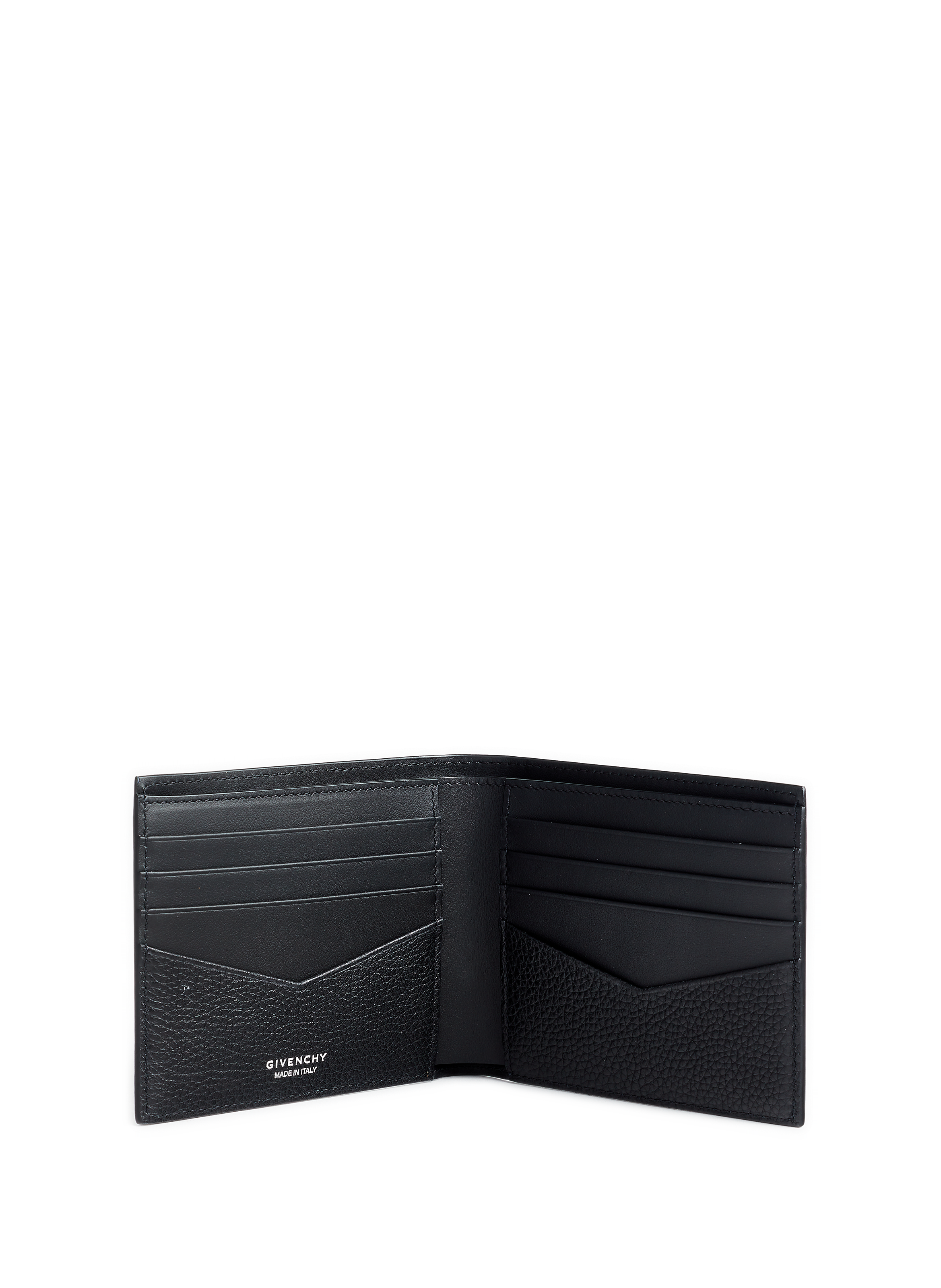 Portefeuille en cuir de veau grainé