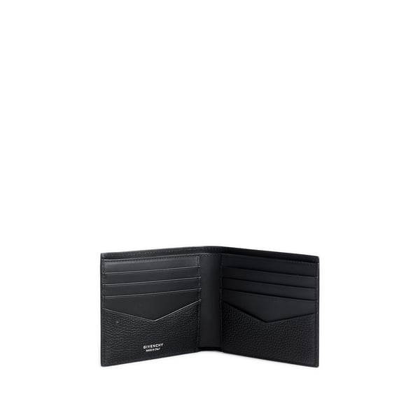 Portefeuille en cuir de veau grainé