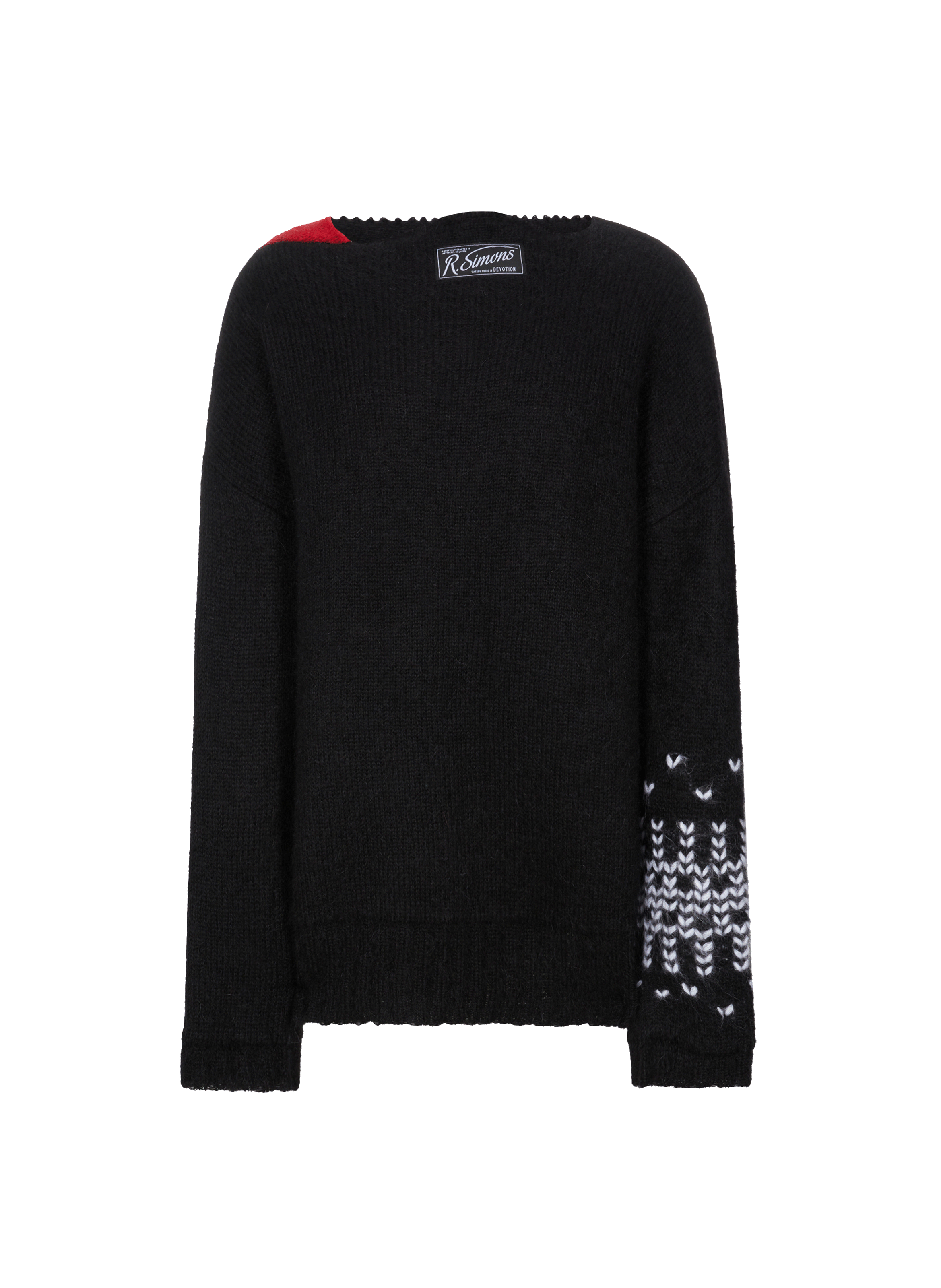 Pull oversize en laine mélangée