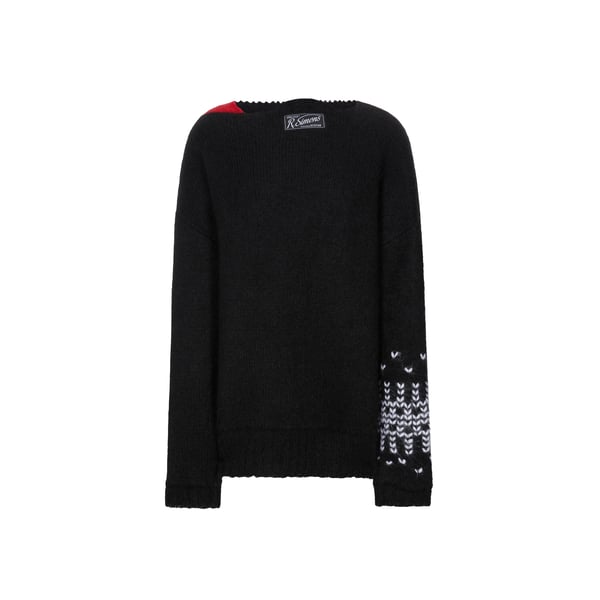 Pull oversize en laine mélangée