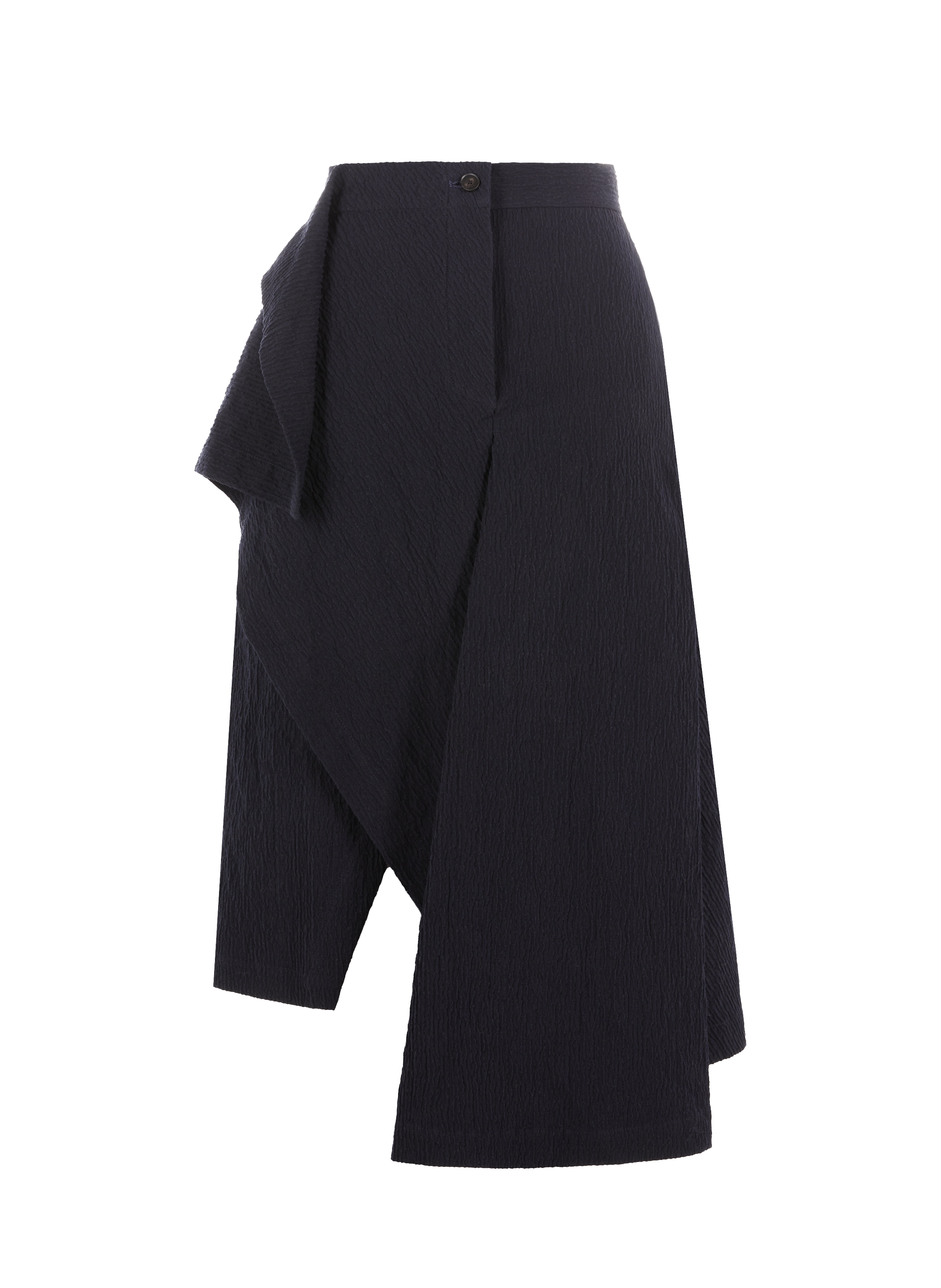 Jupe asymétrique texturée