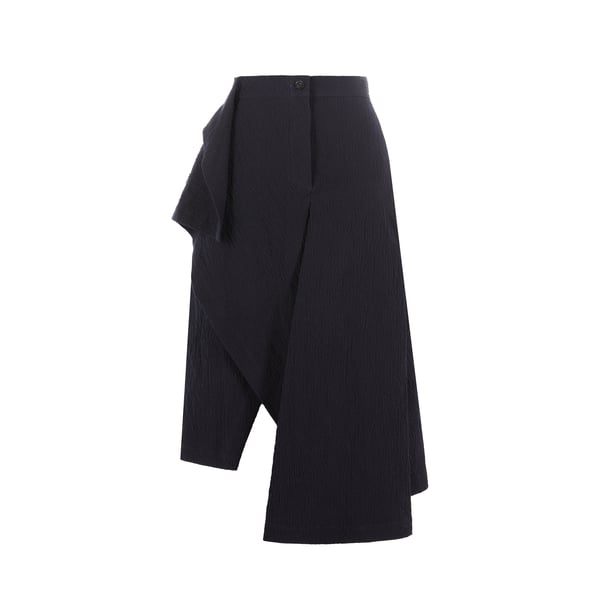 Jupe asymétrique texturée