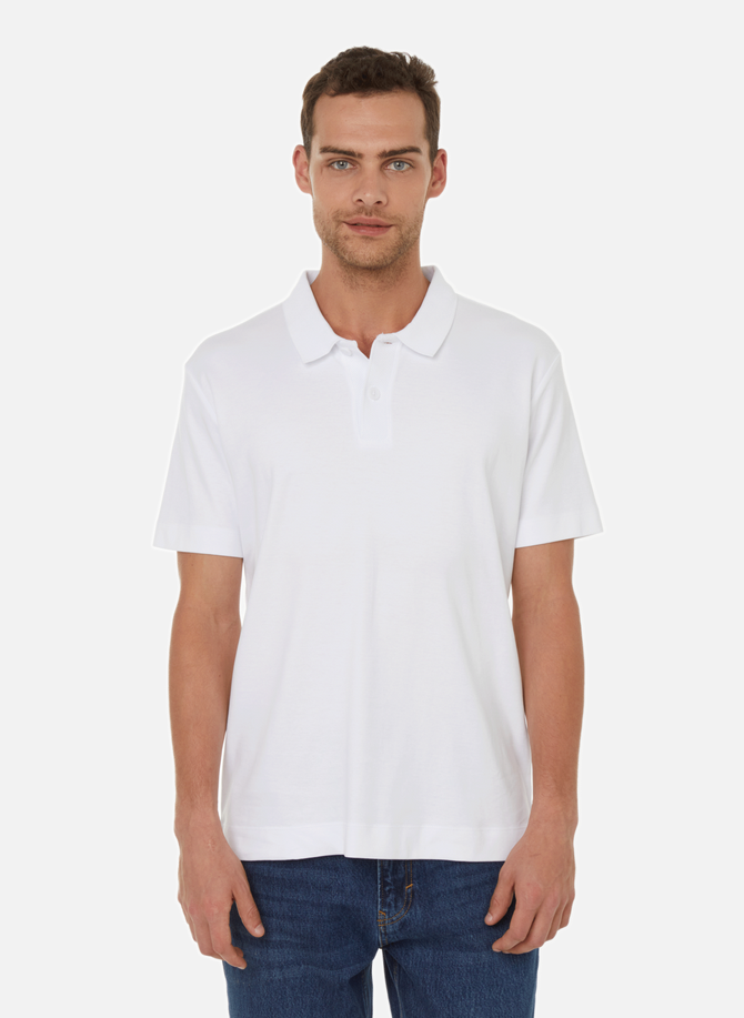 Straight cotton polo shirt ESPRIT