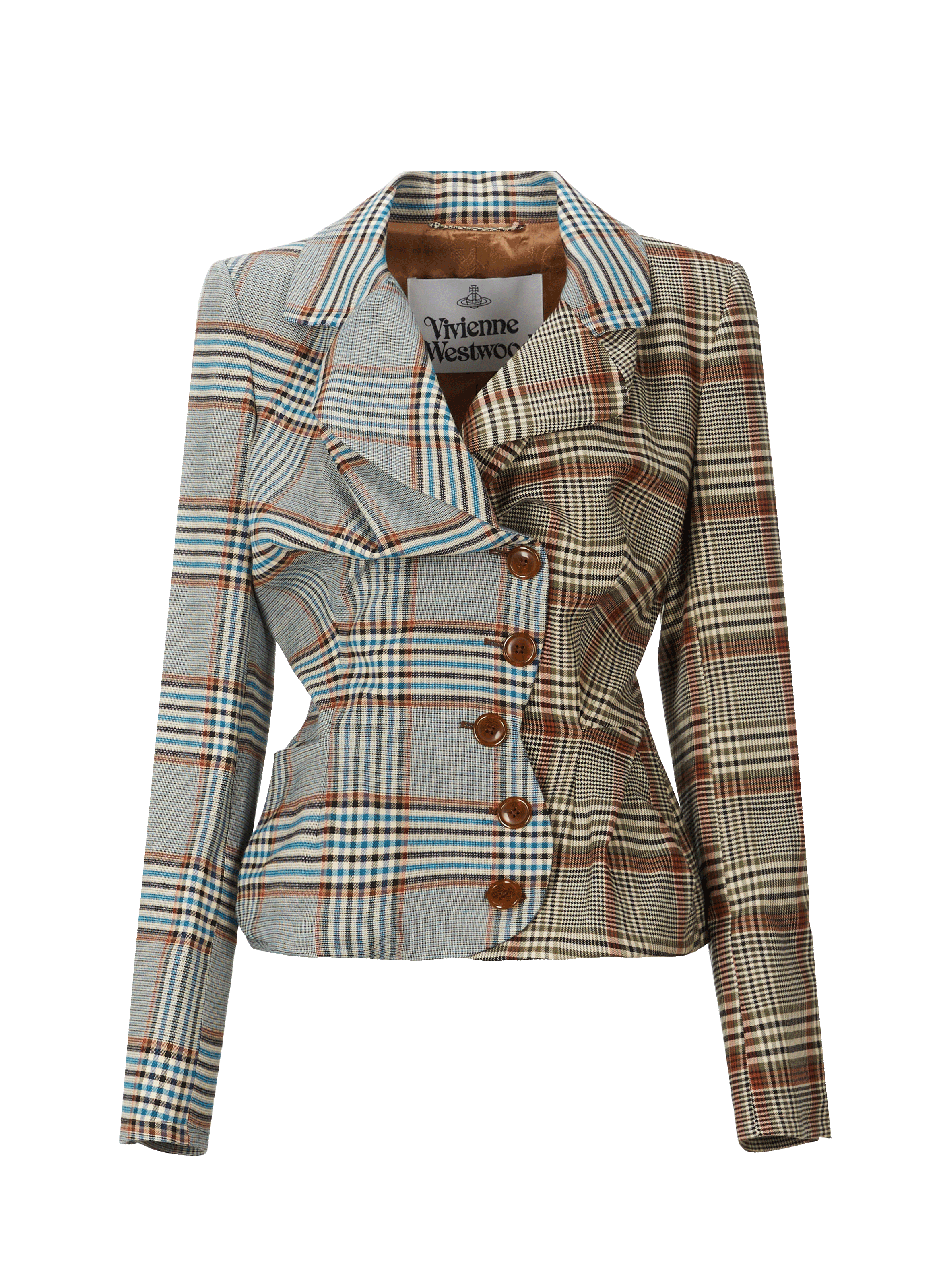 Veste de tailleur Tartan en laine  VIVIENNE WESTWOOD Multicolore