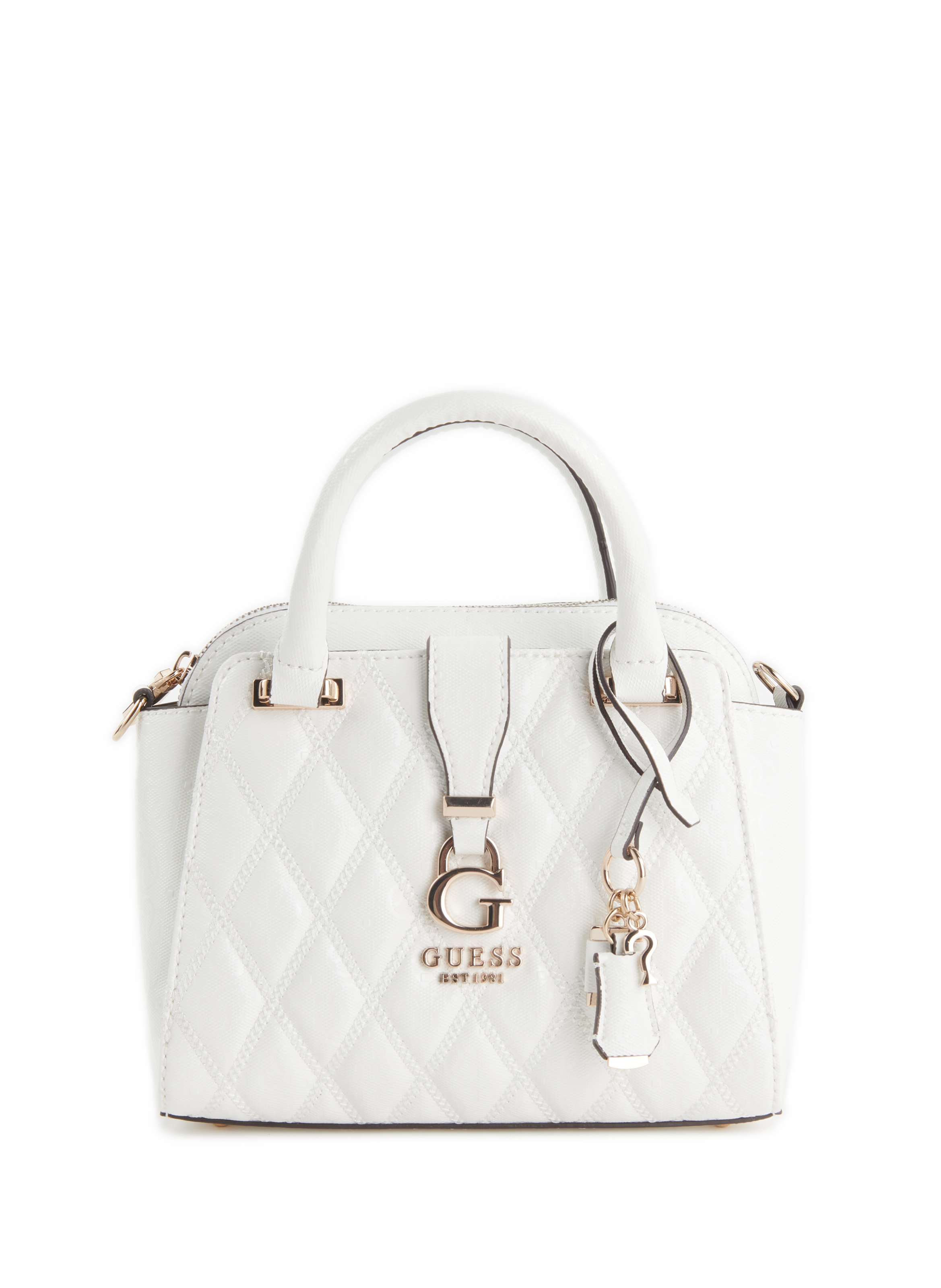 GUESS Printed handbag  White