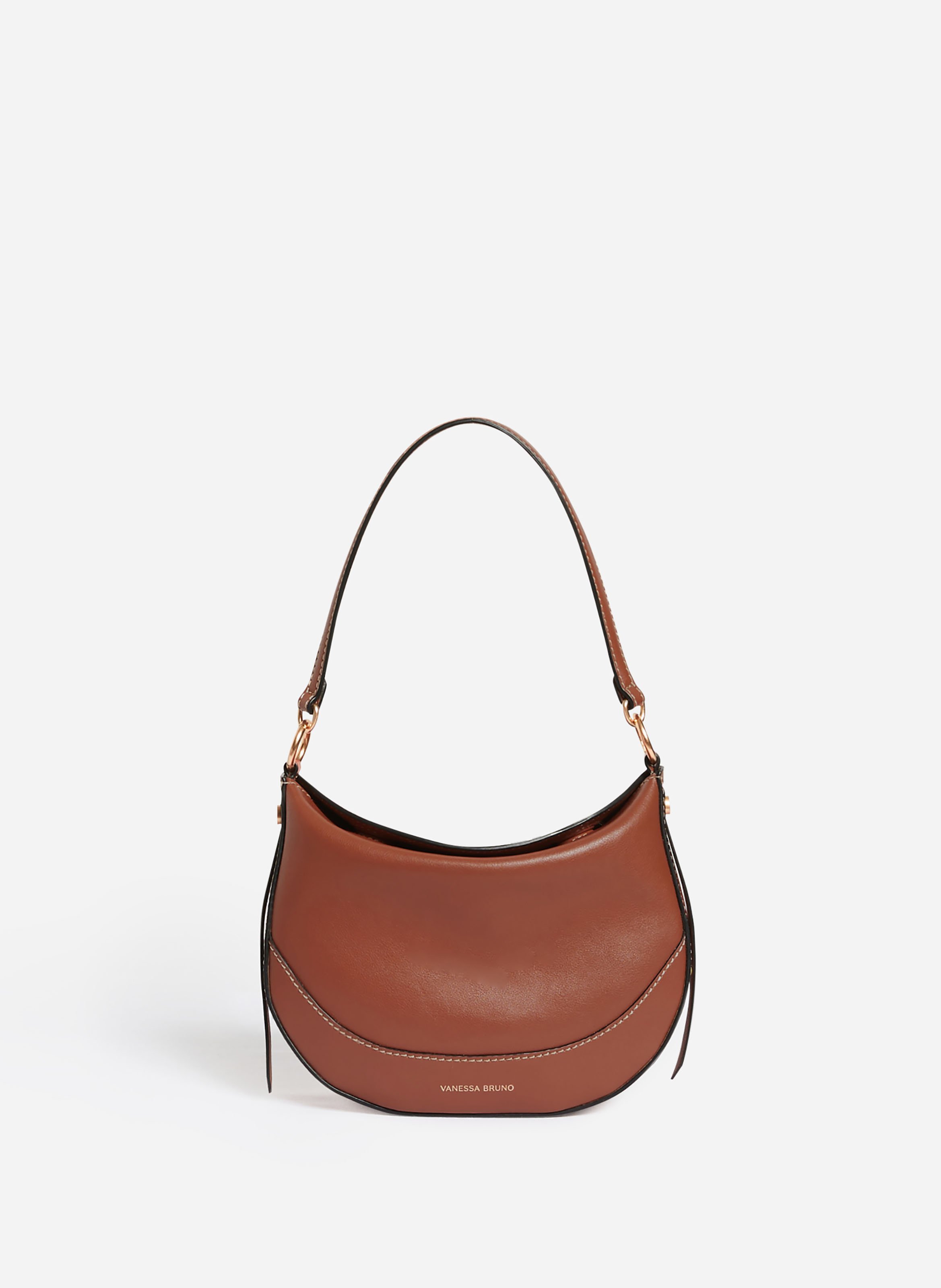 Petit sac daily en cuir  Beige