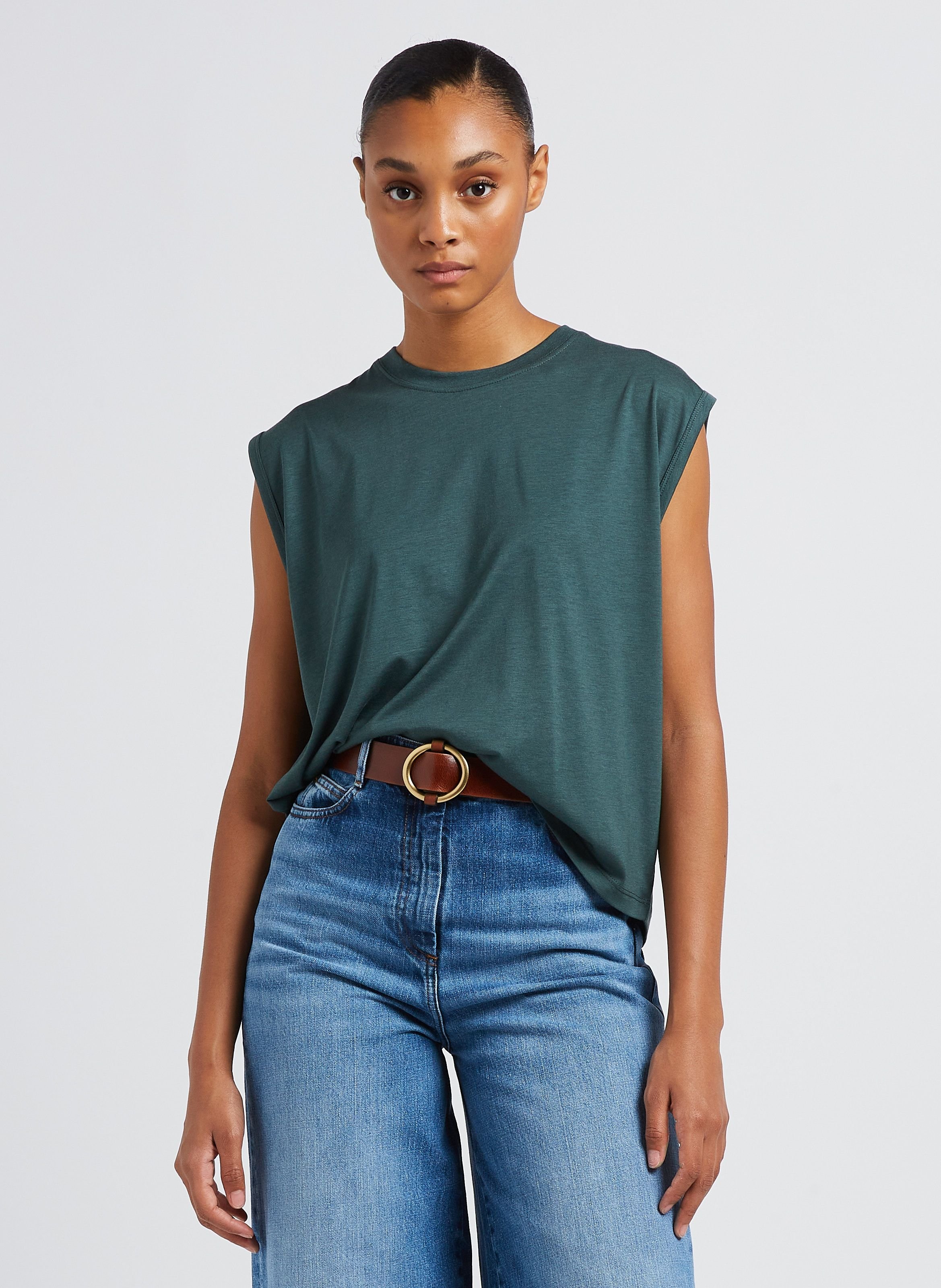 Ceinture en cuir tisao t SESSUN Marron