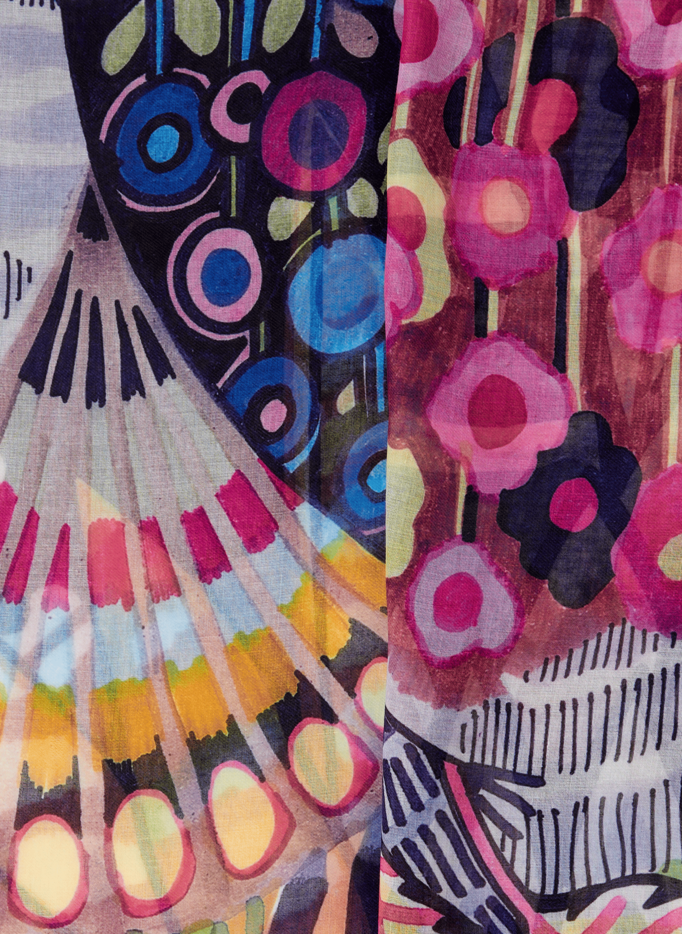 Foulard à motif AU PRINTEMPS PARIS Multicolore