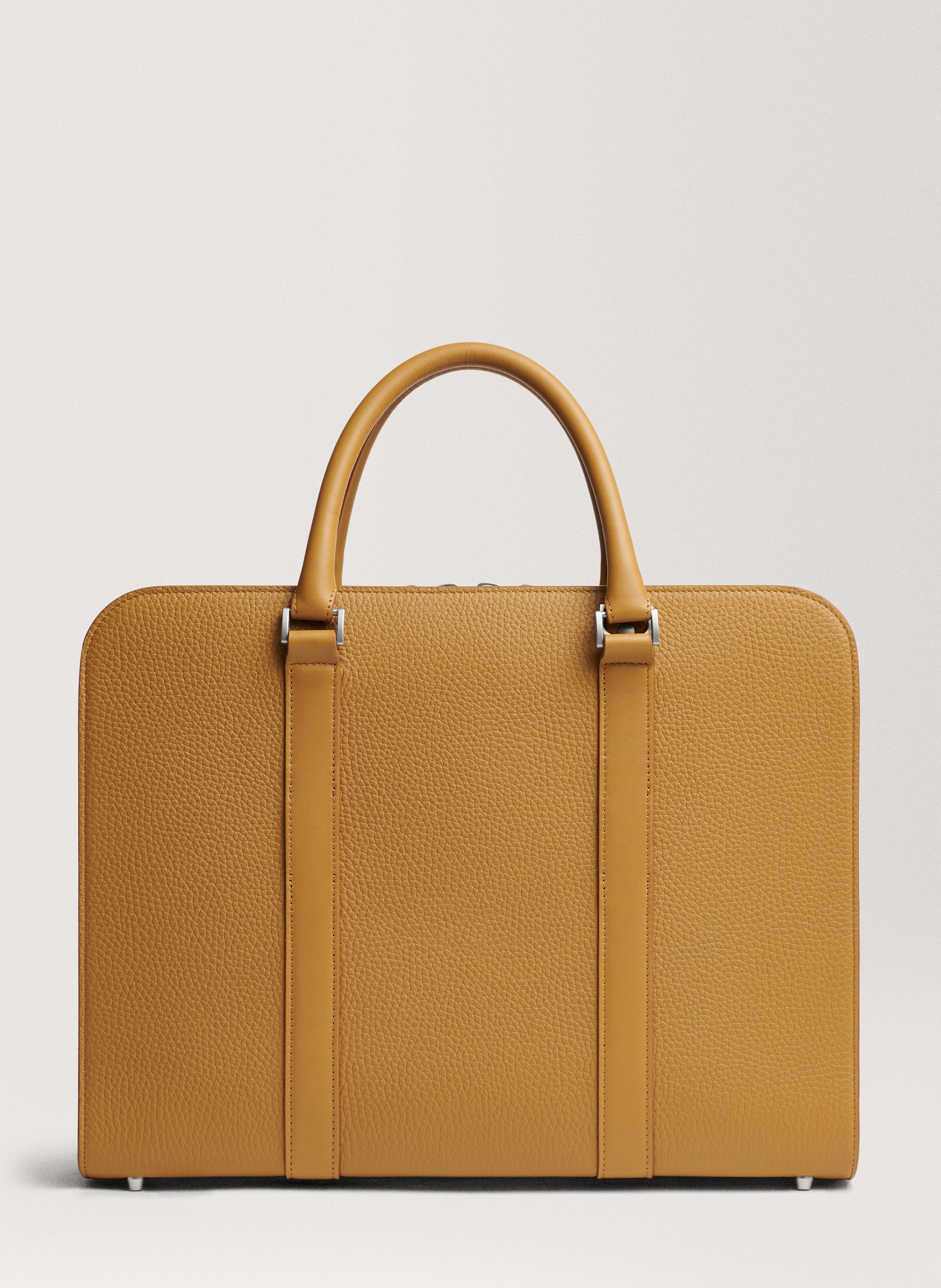 Porte-documents 'Palissy Briefcase' en cuir grainé CARL FRIEDRIK Jaune