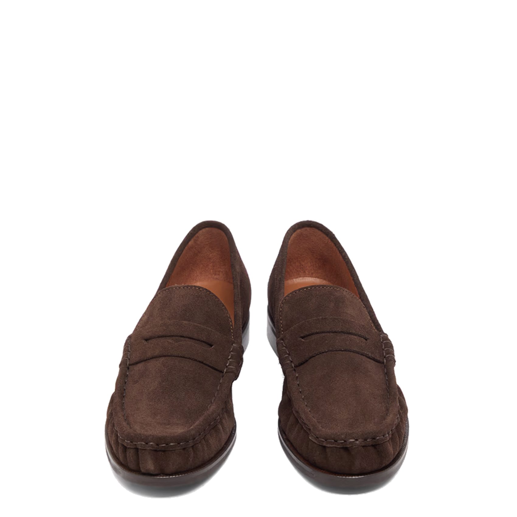 Mocassins en cuir velours Delice JONAK Marron