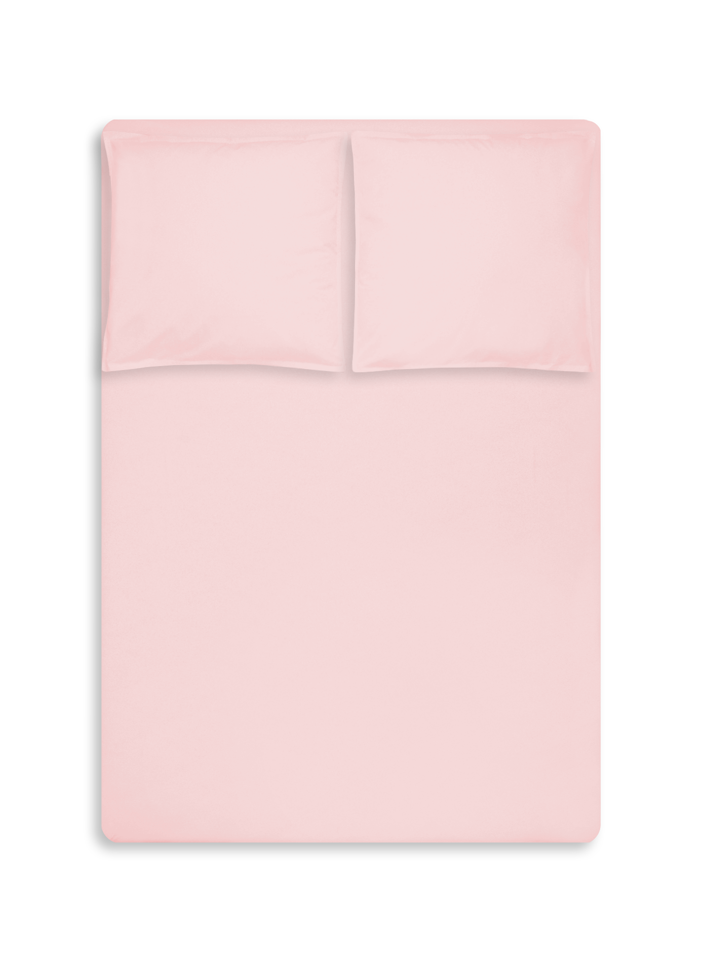 Housse de couette en percale de coton AU PRINTEMPS PARIS Rose