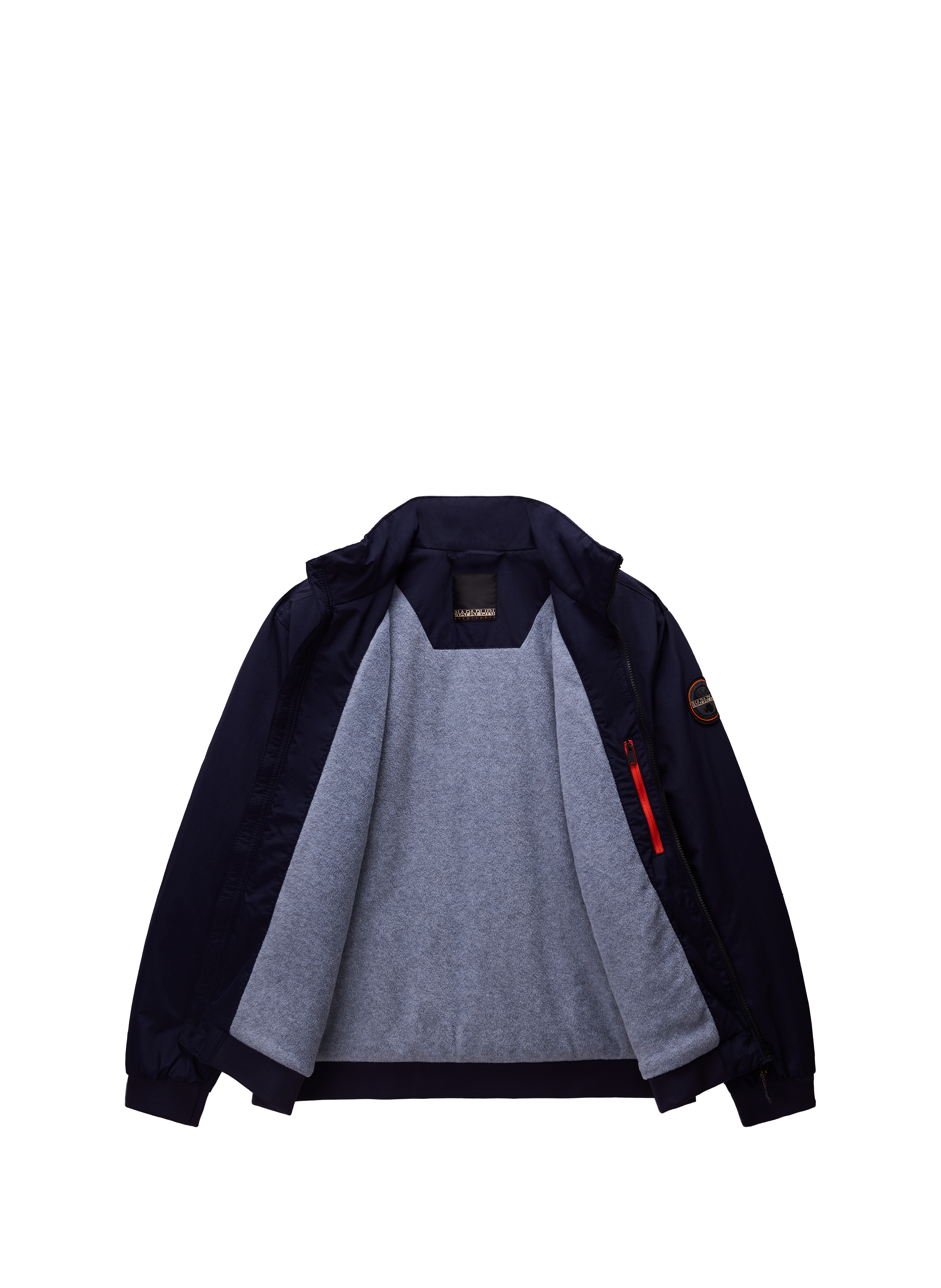 Recycled polyester-blend windbreaker jacket NAPAPIJRI Blue