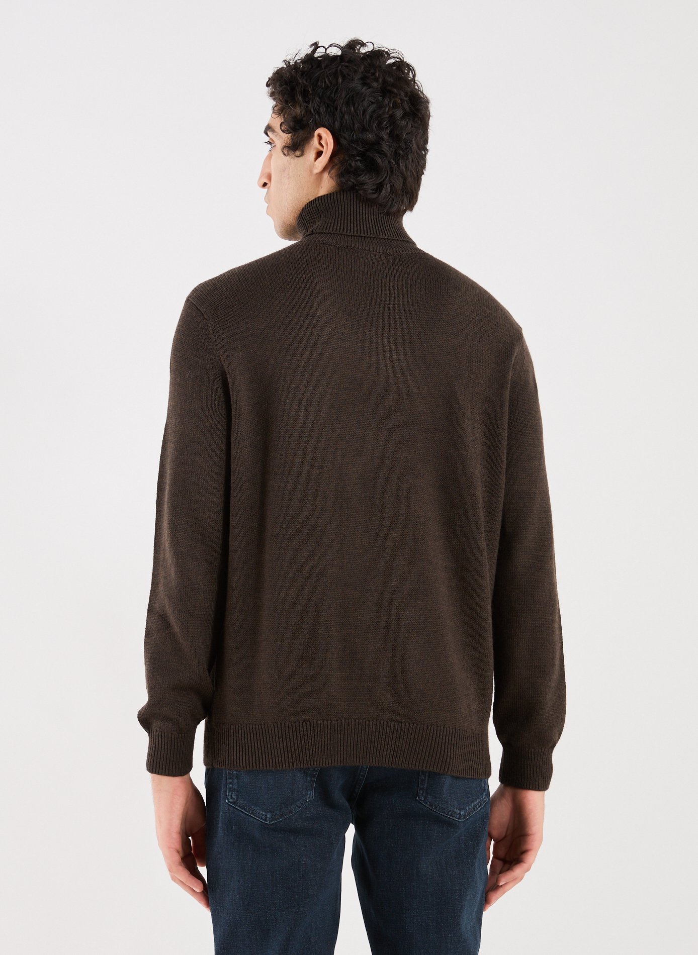 Turtleneck jumper ARMANI EXCHANGE Brown