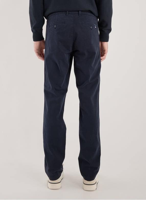 Pantalon droit uni en coton mélangé | Bleu by EDEN PARK Pantalon droit uni en coton mélangé Bleu
