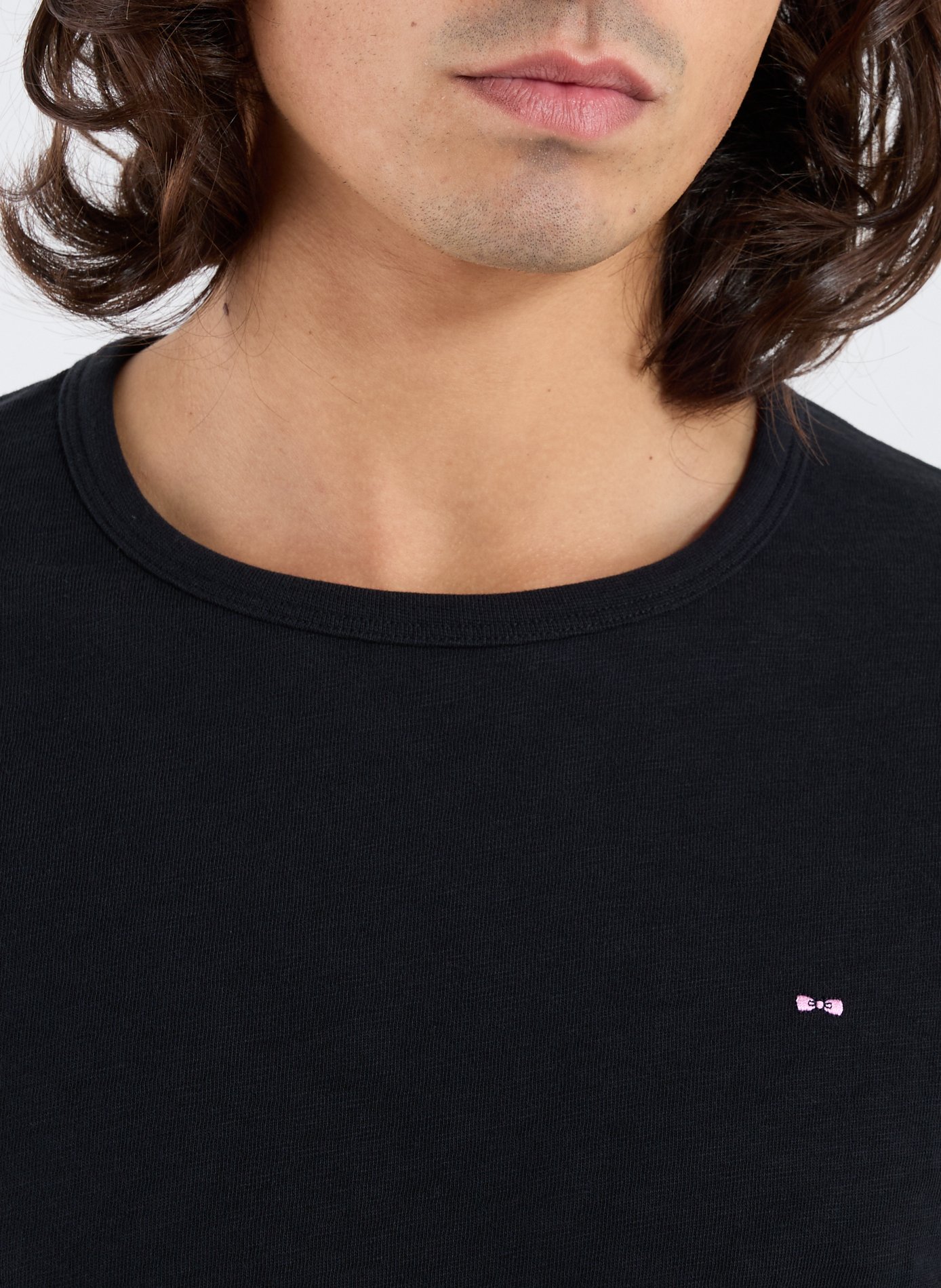 Classic Cotton T-Shirt EDEN PARK Black