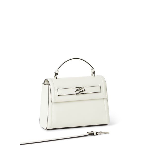 Sac à main uni en cuir