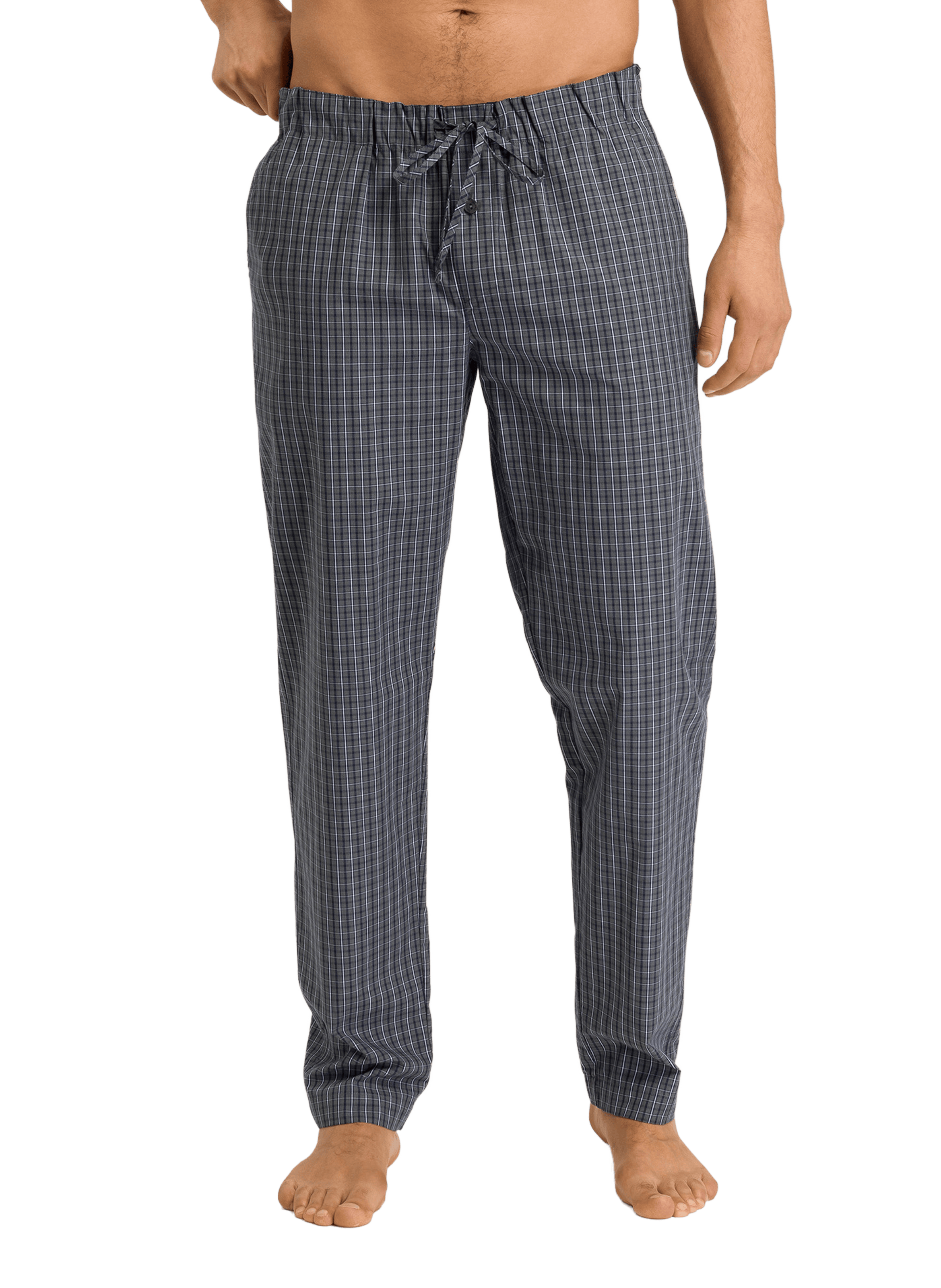 HANRO Pantalon de pyjama en coton Gris