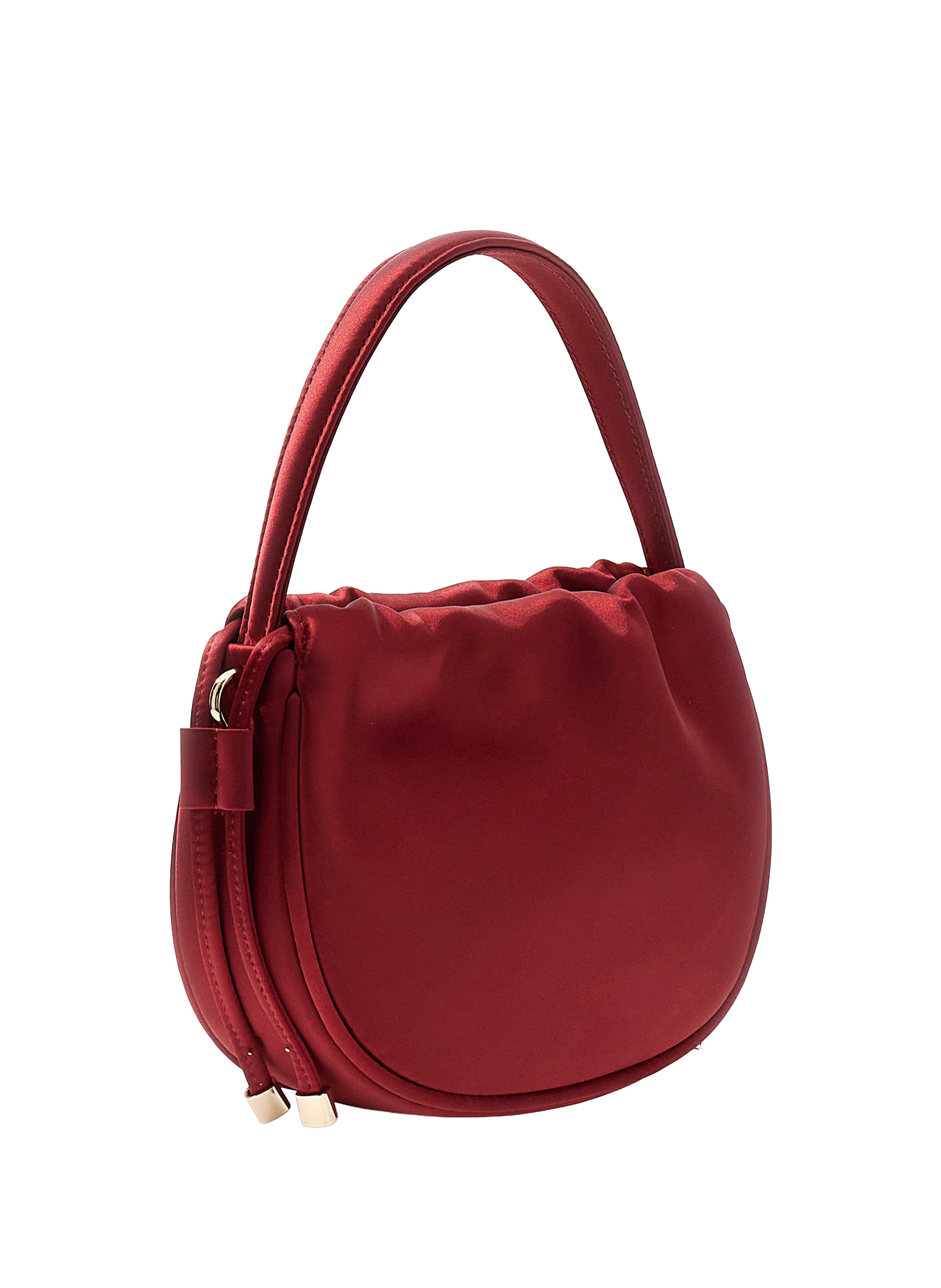 Mini sac à main Elsie froncé GUESS Rouge