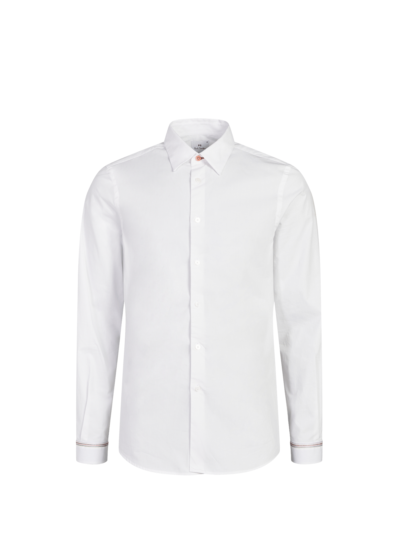 Chemise unie en coton mélangé PAUL SMITH Blanc