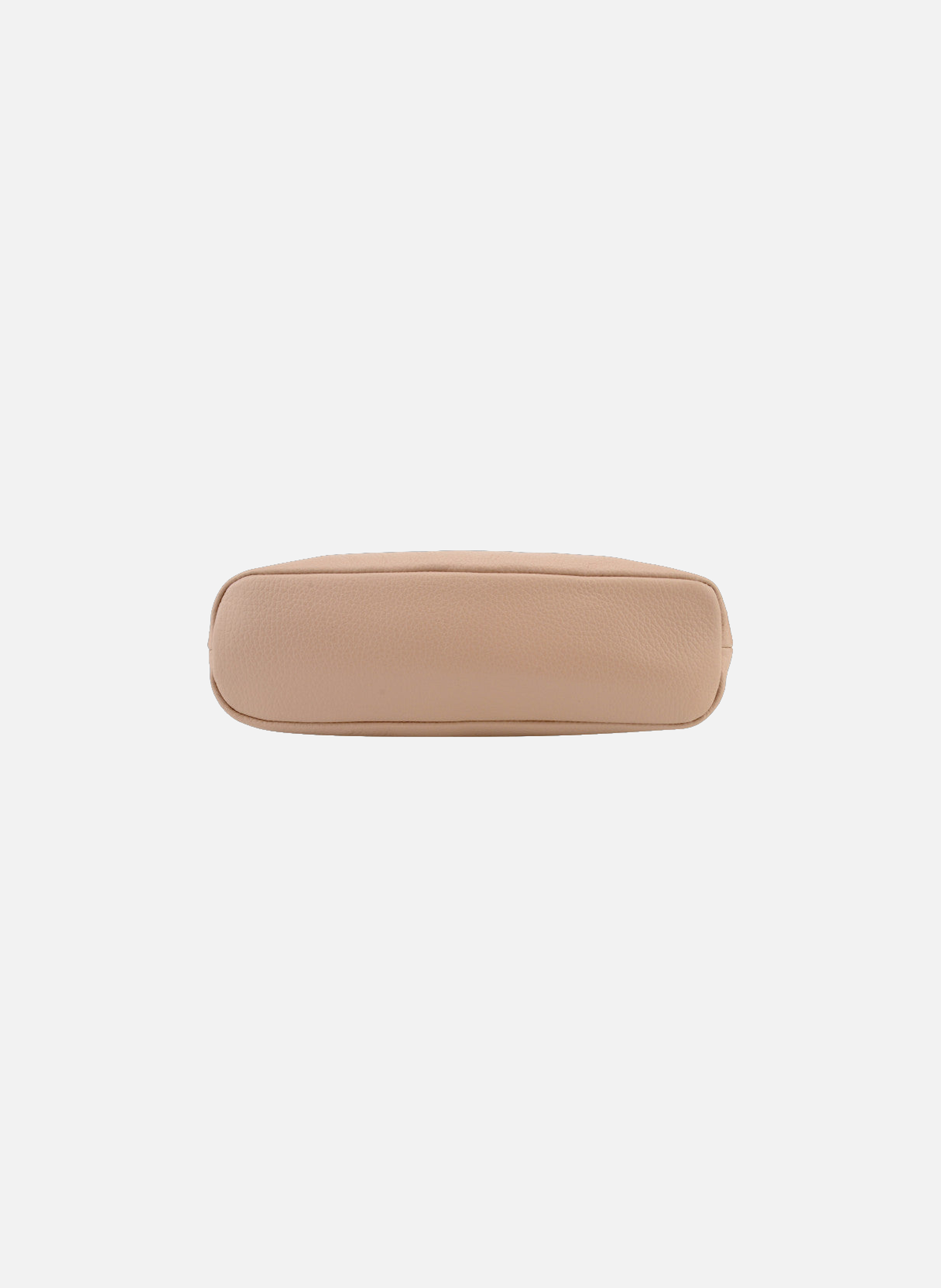 110 magnet | sac porté croisé en cuir de veau grainé POURCHET Marron