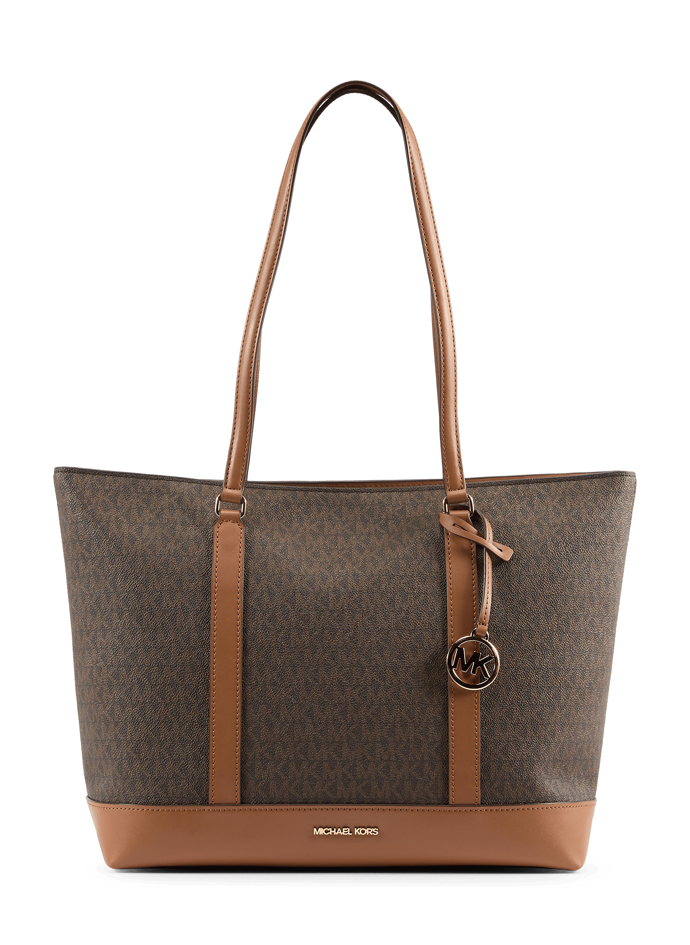 Printed tote bag MICHAEL KORS Brown
