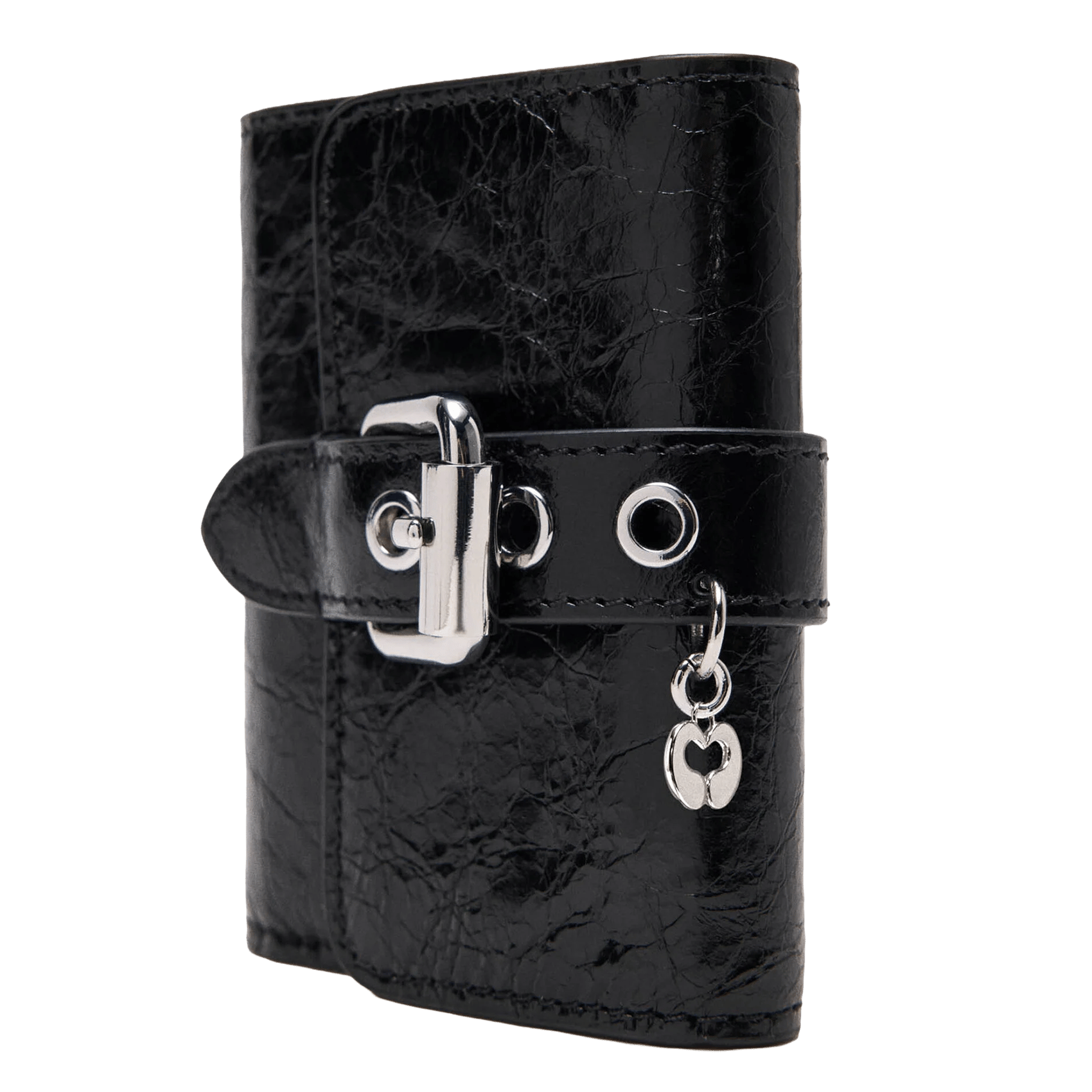 Portefeuille en cuir MAJE Noir