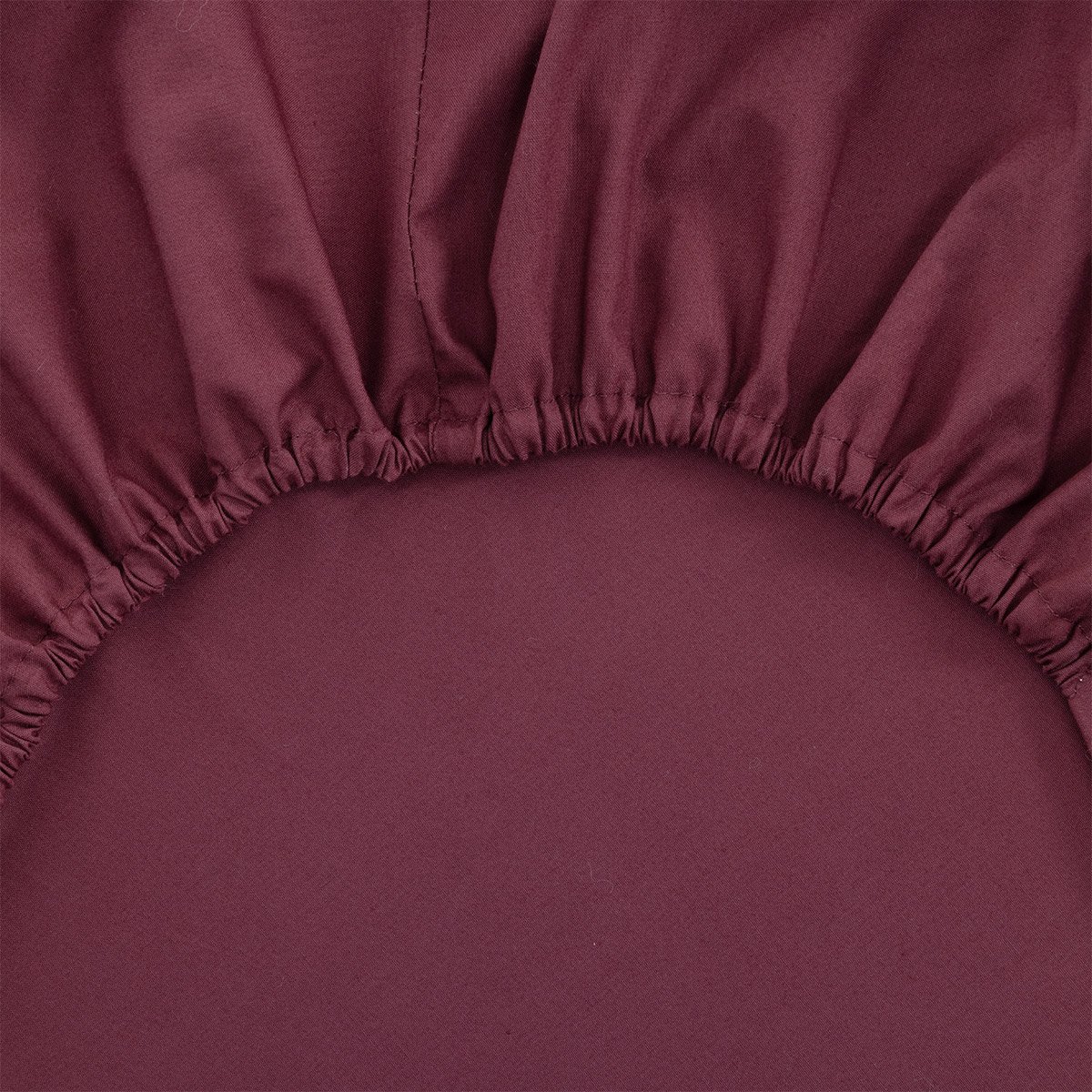 Drap housse en percale de coton, alcove DESFORGES Violet