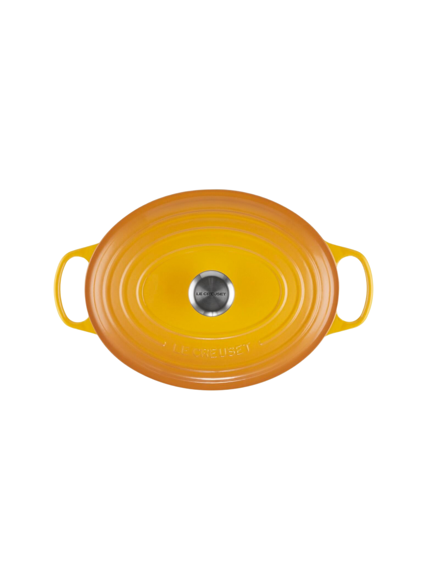 Ovale gusseiserner Schmortopf mit Emaillebeschichtung LE CREUSET Gelb