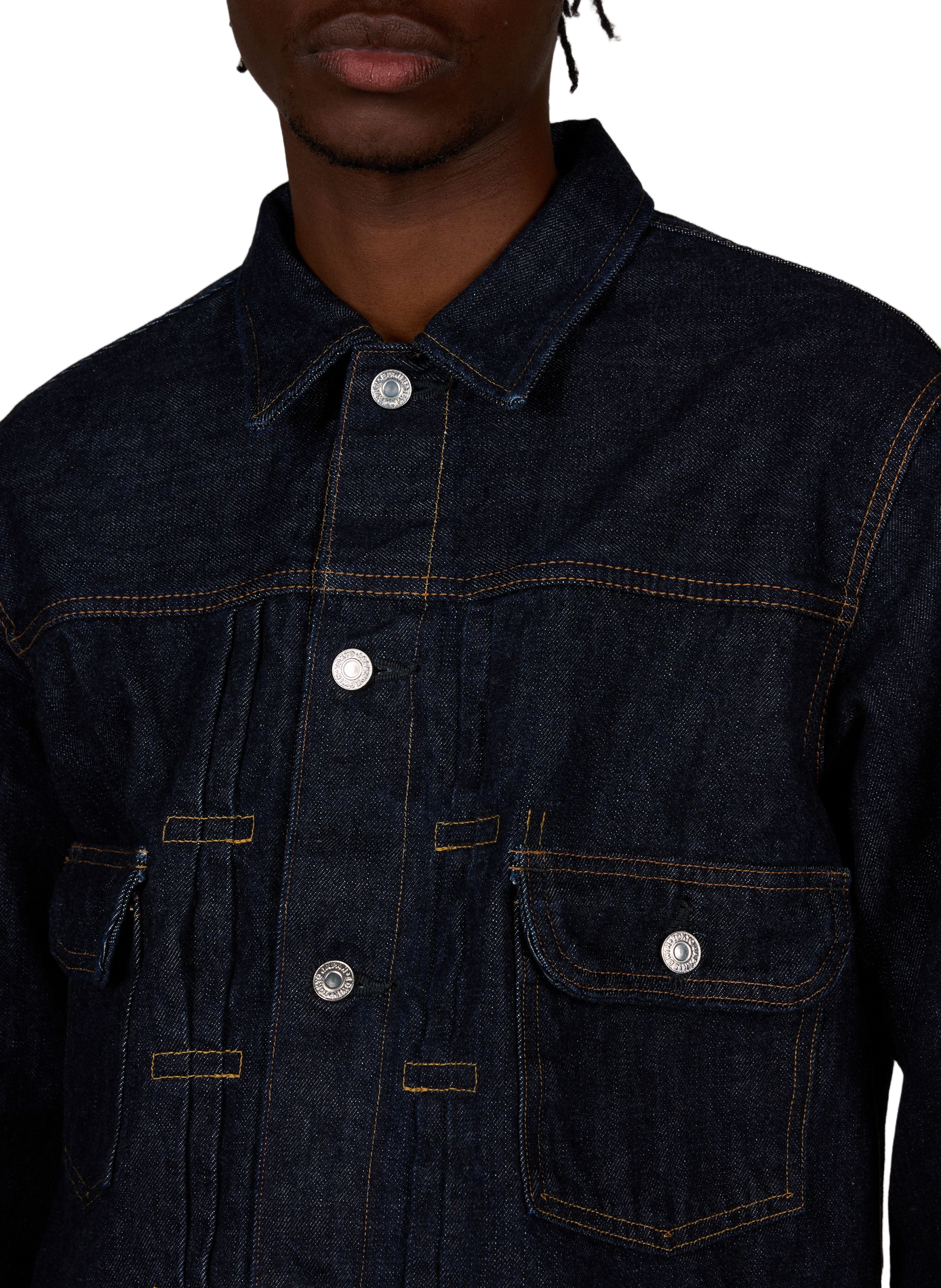 Oversize Denimjacke aus Baumwolle EDWIN Blau