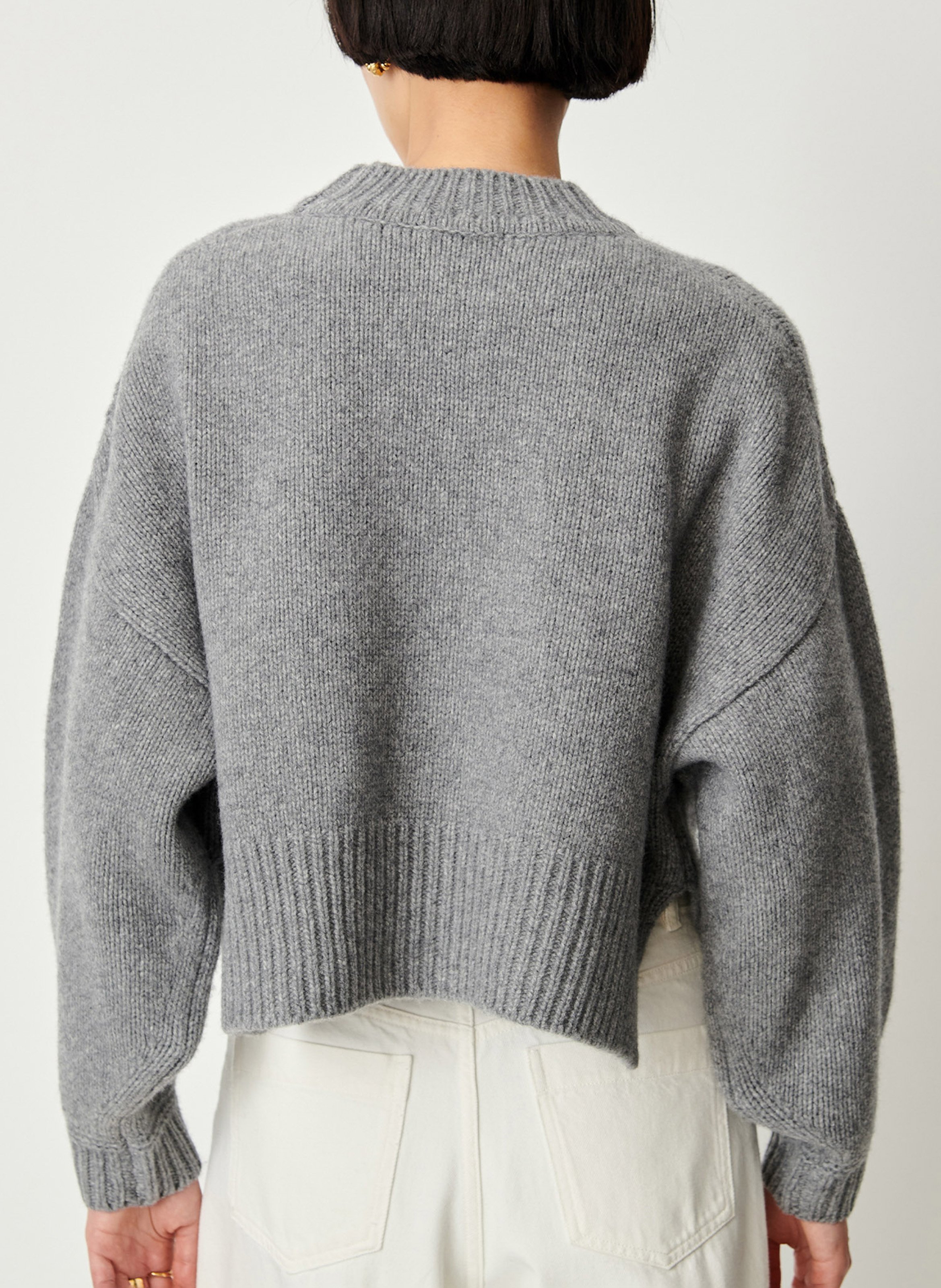 Pull ample en laine spero SESSUN Gris