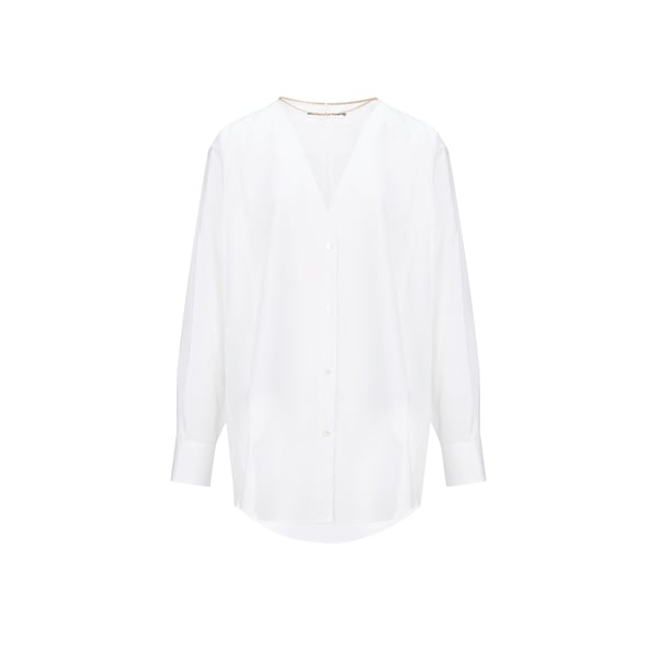 Chemise en mélange de tissu écologique