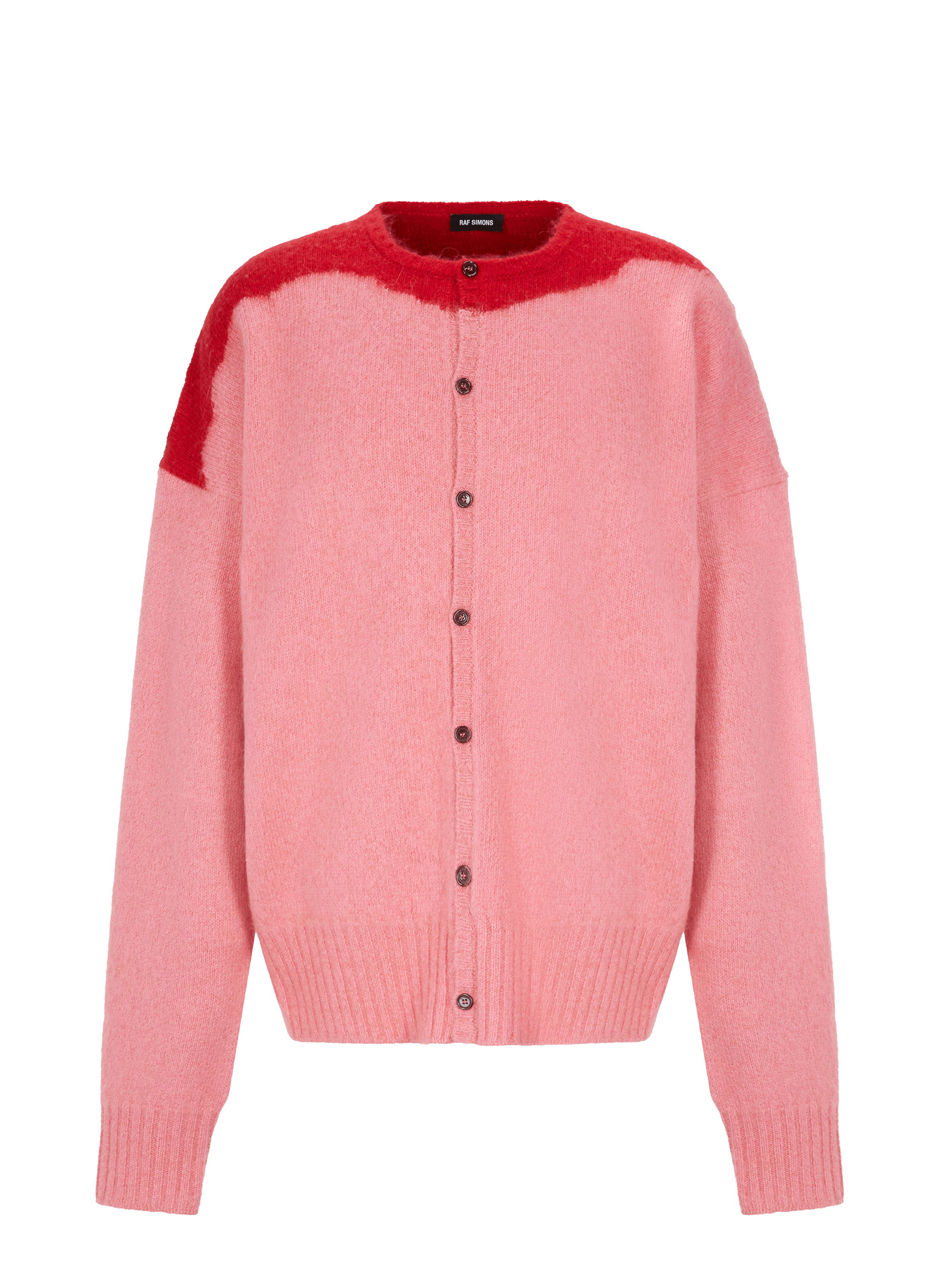 Cardigan oversize en laine mélangée