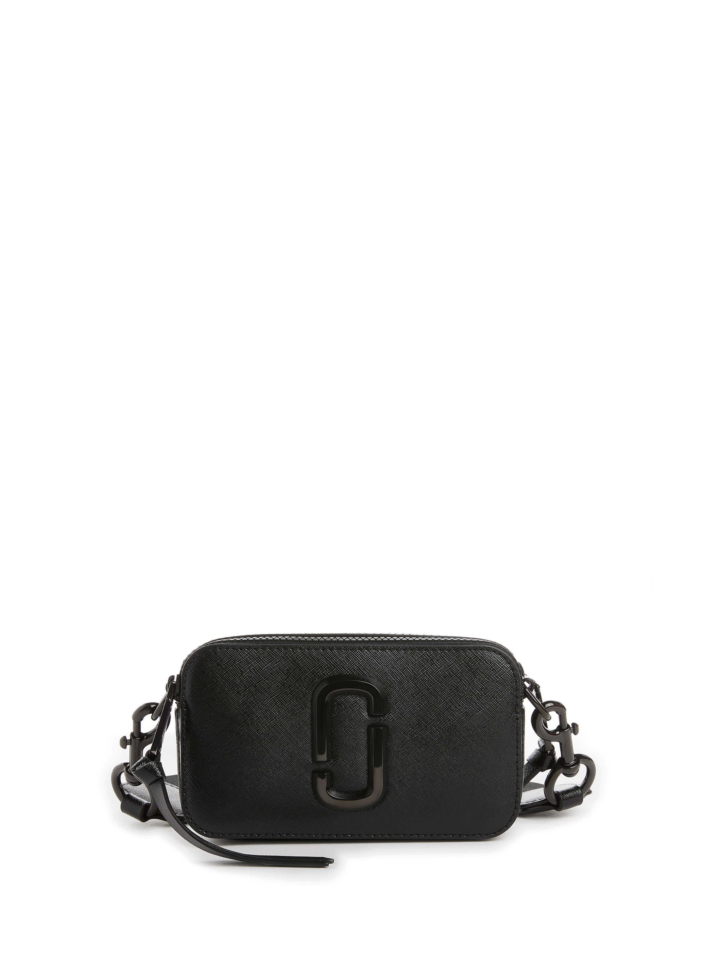 MARC JACOBS Snapshot leather bag Black