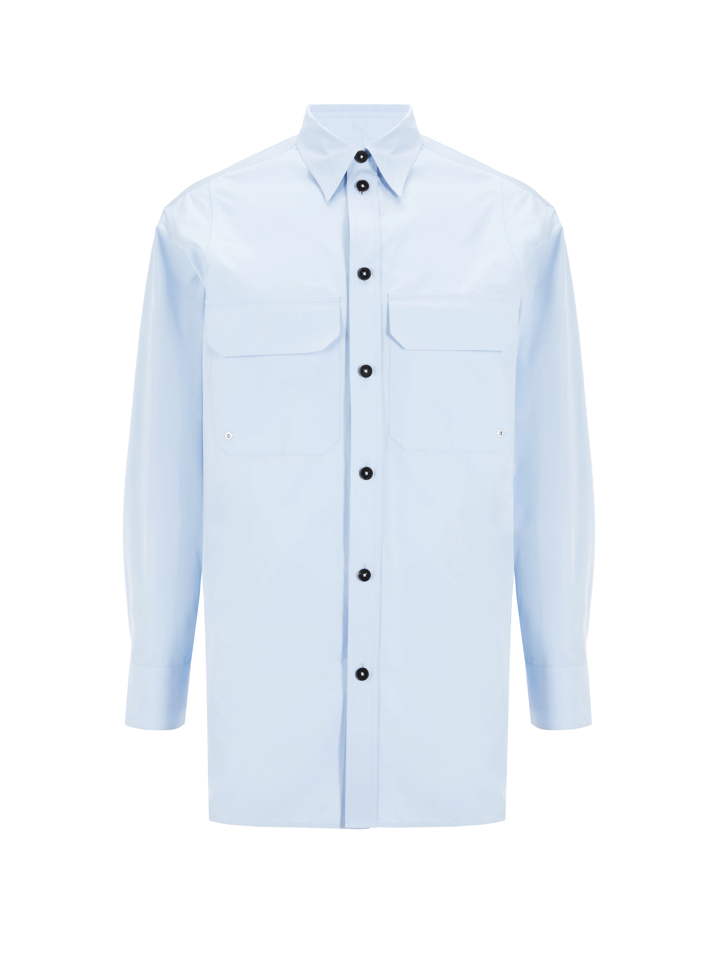 Chemise oversize en popeline de coton