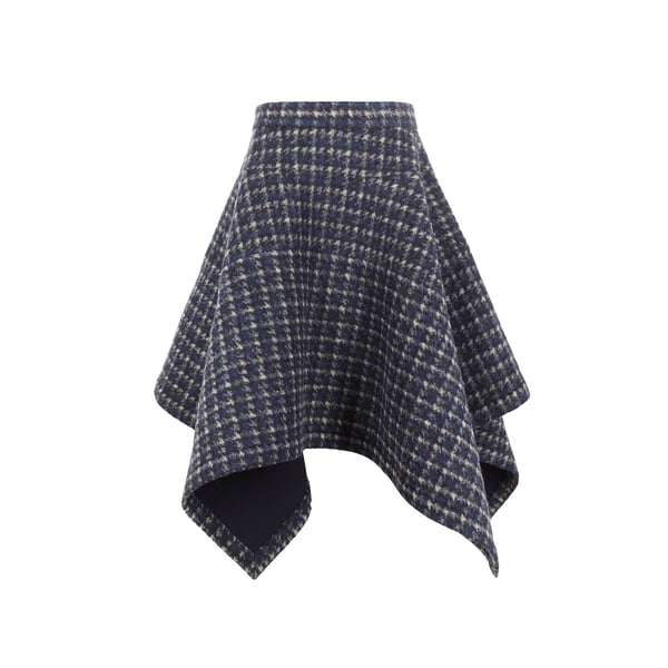 Jupe imprimé pied-de-poule