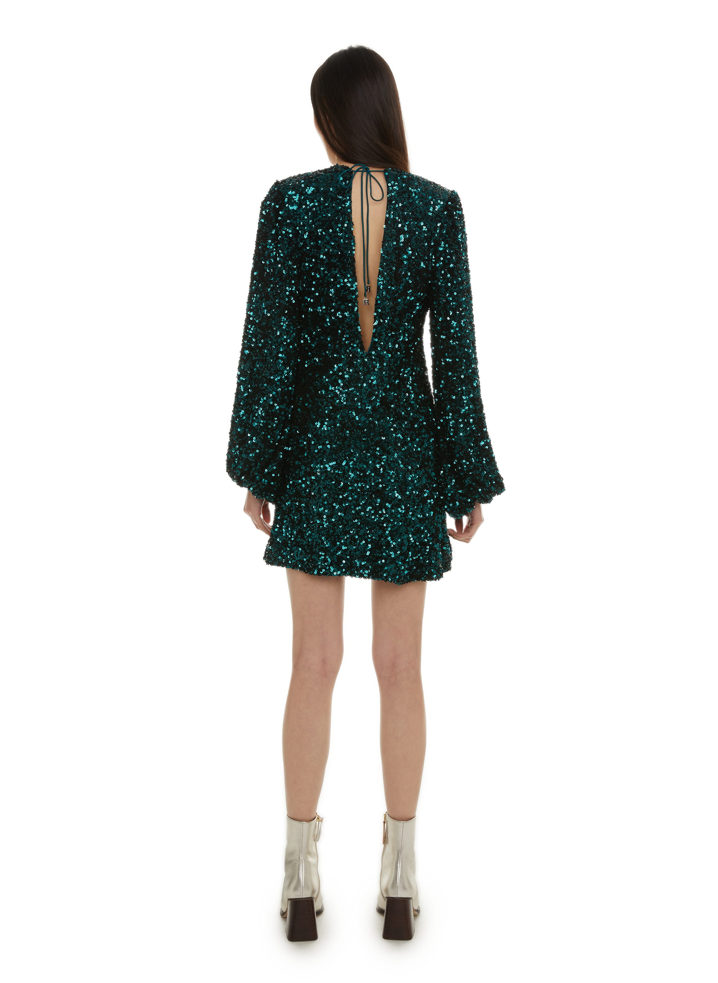 Sequinned maxi dress  ROTATE Green