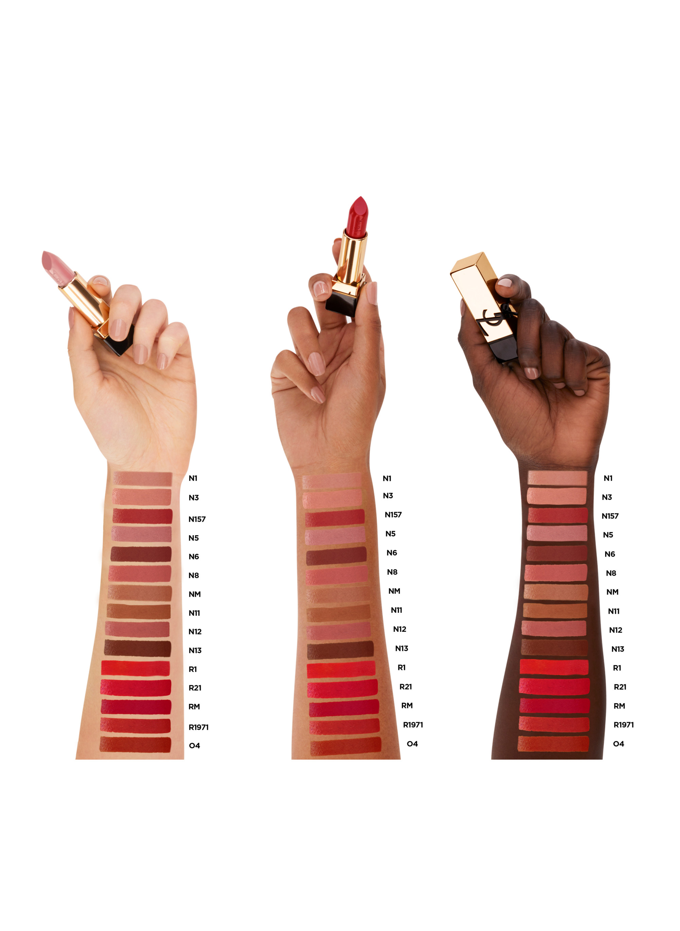 Satin finish lipstick YVES SAINT LAURENT R2 rose