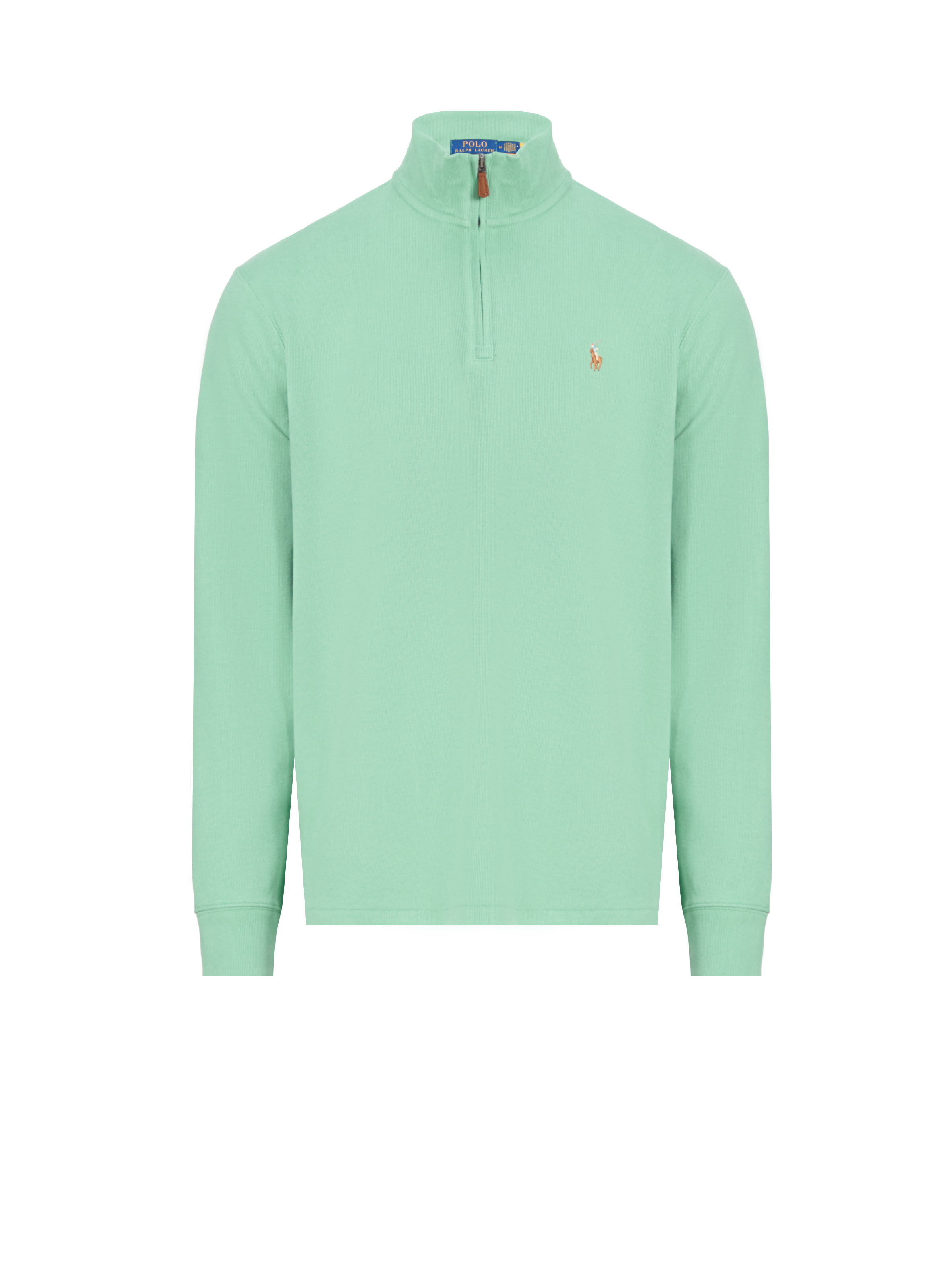 POLO RALPH LAUREN Cotton high-neck jumper Blue