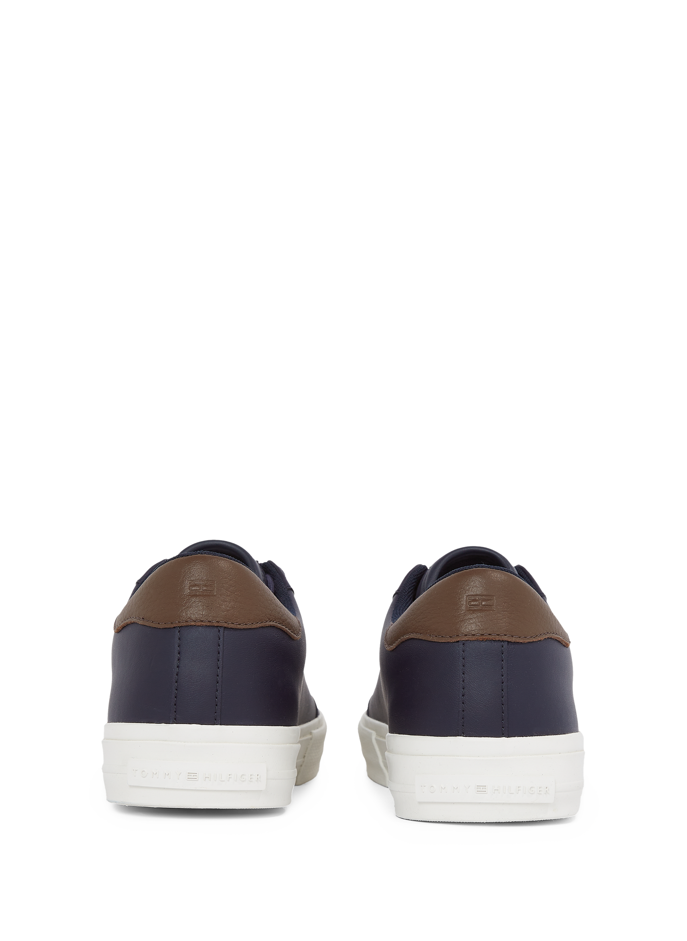 Baskets en daim à logo gaufré Bleu