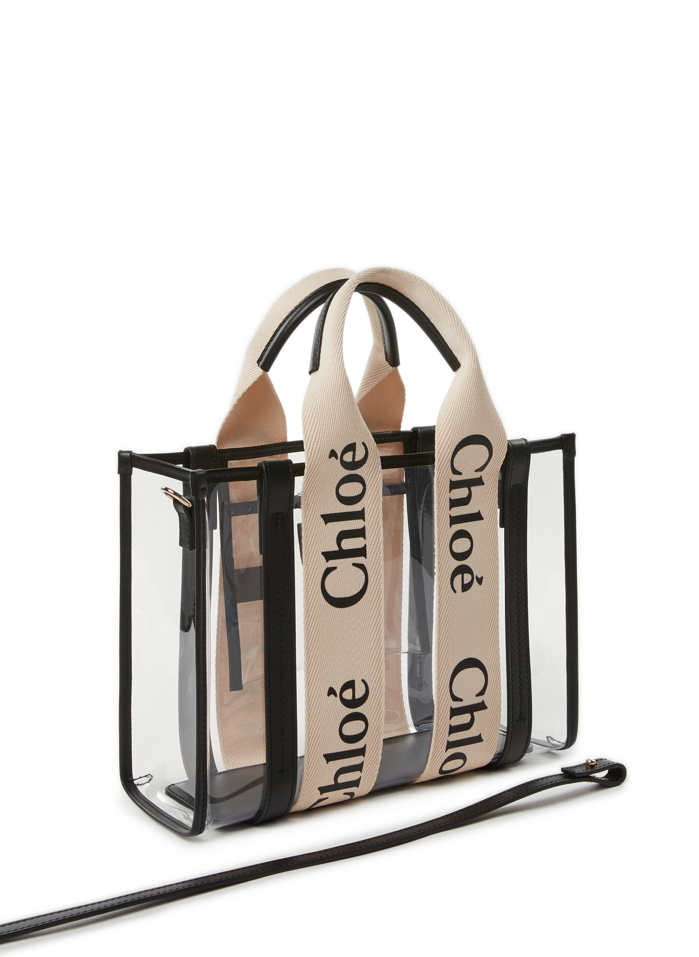 Small tote bag Woody Jelly CHLOÉ White