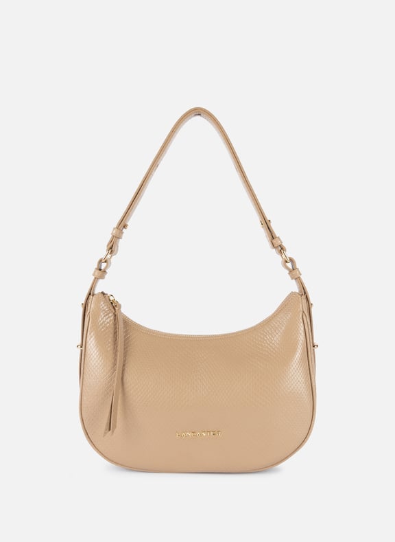 M hobo bag - Exo Aria Beige by LANCASTER LANCASTER M hobo bag - Exo Aria Beige