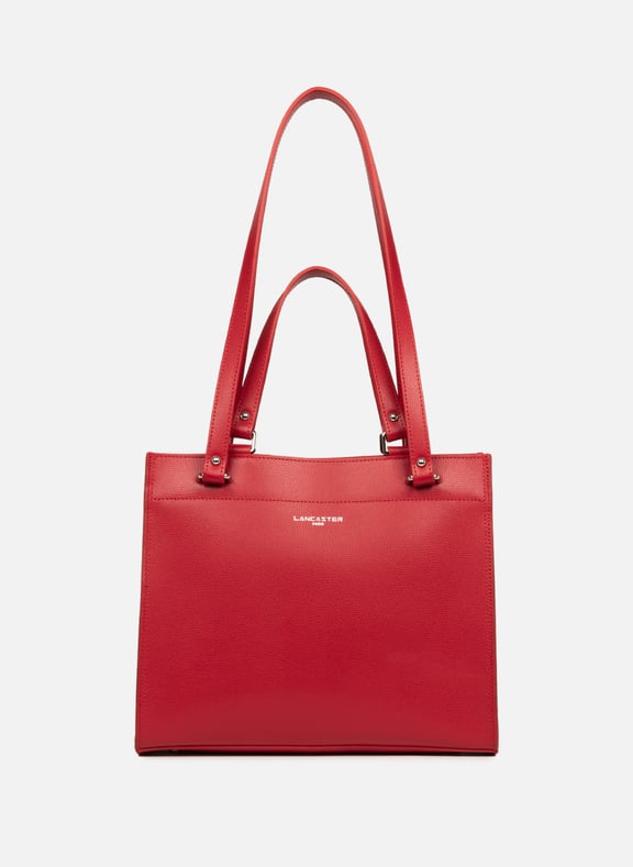 Sac cabas main - sierra Rouge by LANCASTER LANCASTER Sac cabas main - sierra Rouge