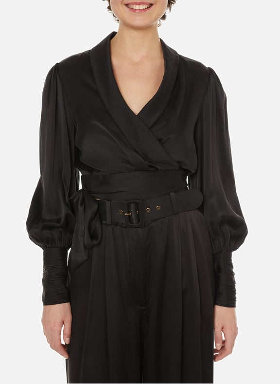 Blouse en soie Noir by ZIMMERMANN ZIMMERMANN Blouse en soie Noir