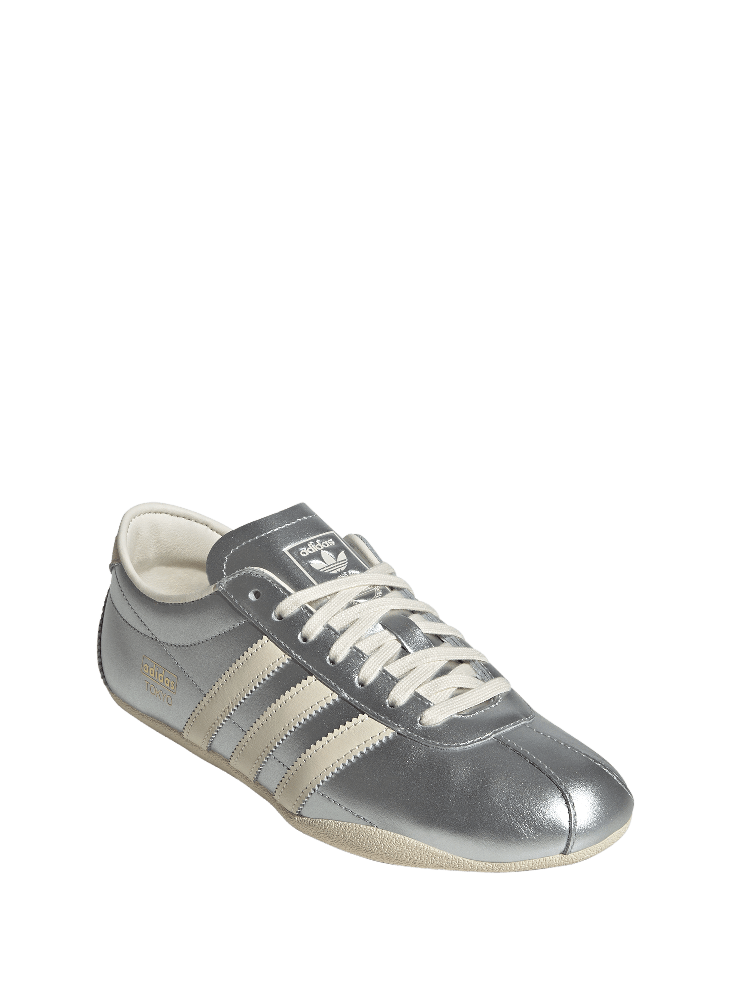 Baskets Tokyo en cuir ADIDAS Argent