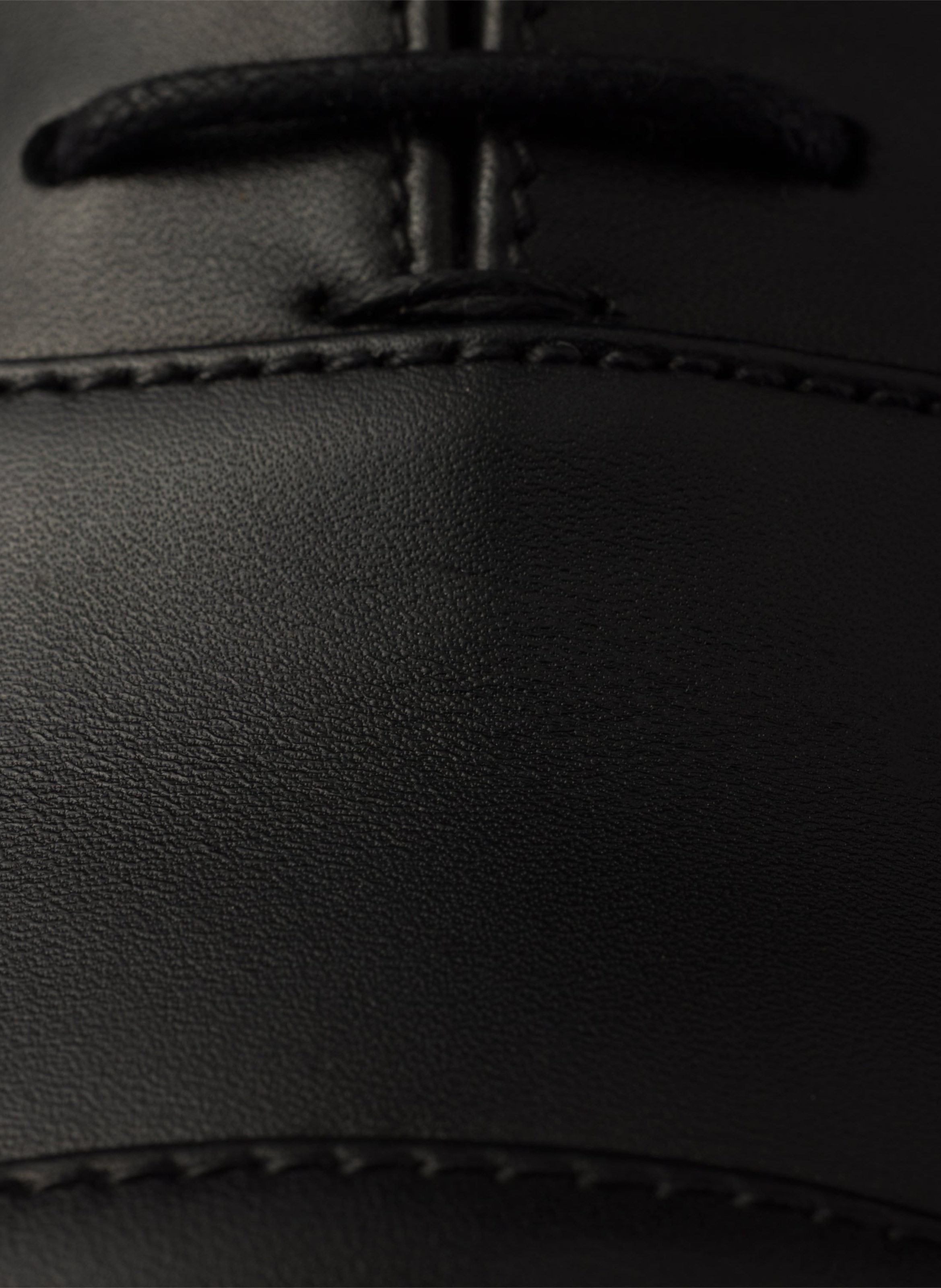 Chaussures prada toblach à lacets en cuir PRADA Noir