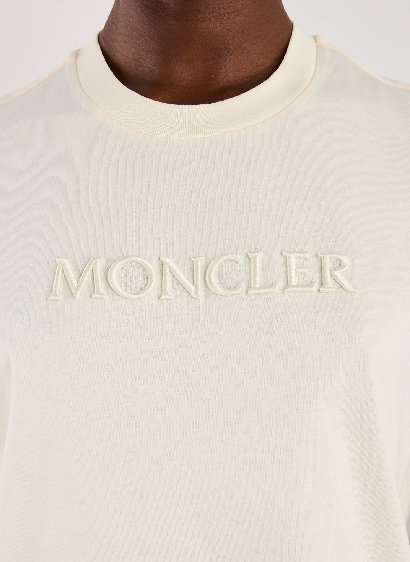 Cotton Logo T-shirt MONCLER White