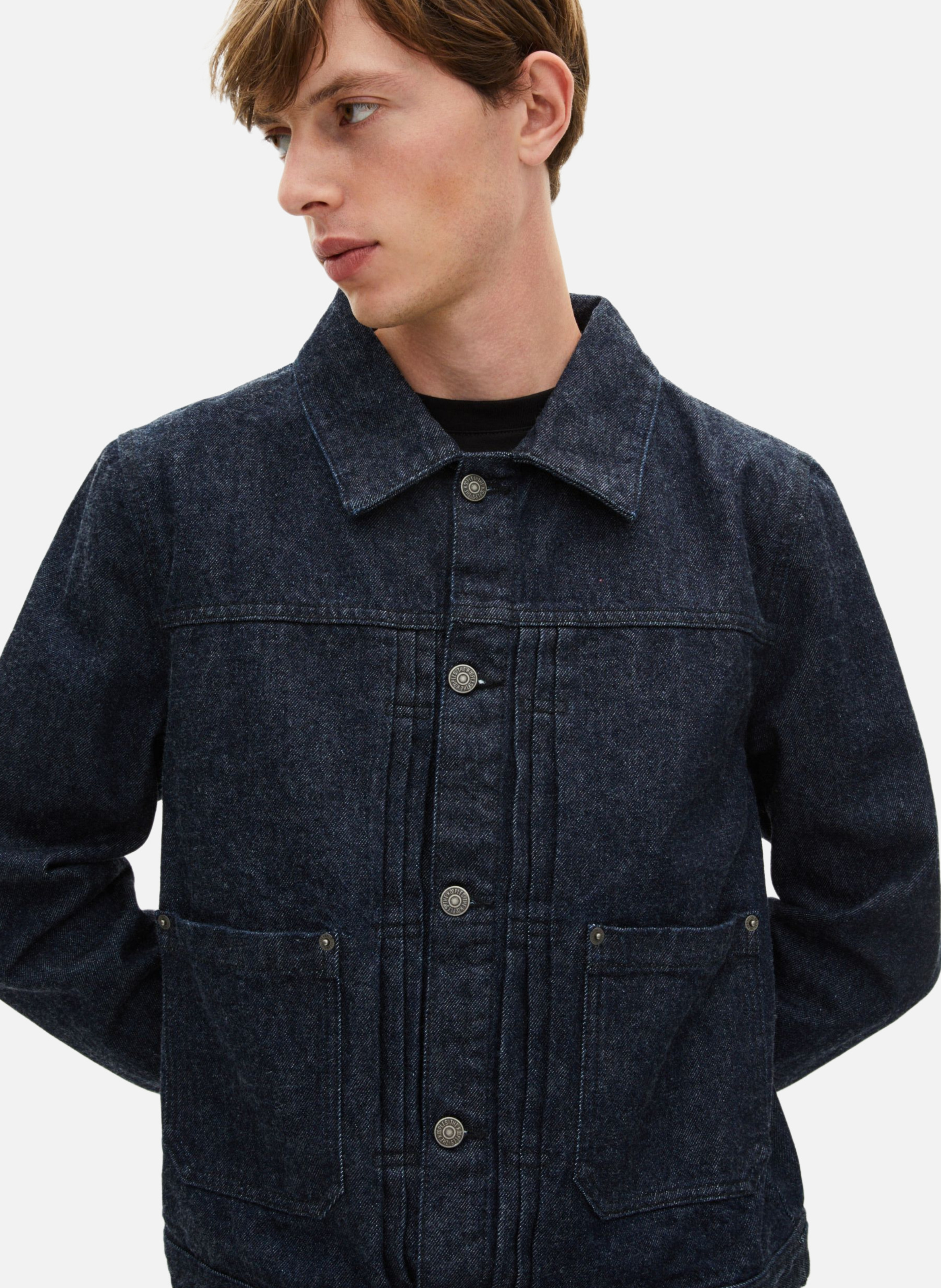 Blouson en denim foncé THE KOOPLES Bleu