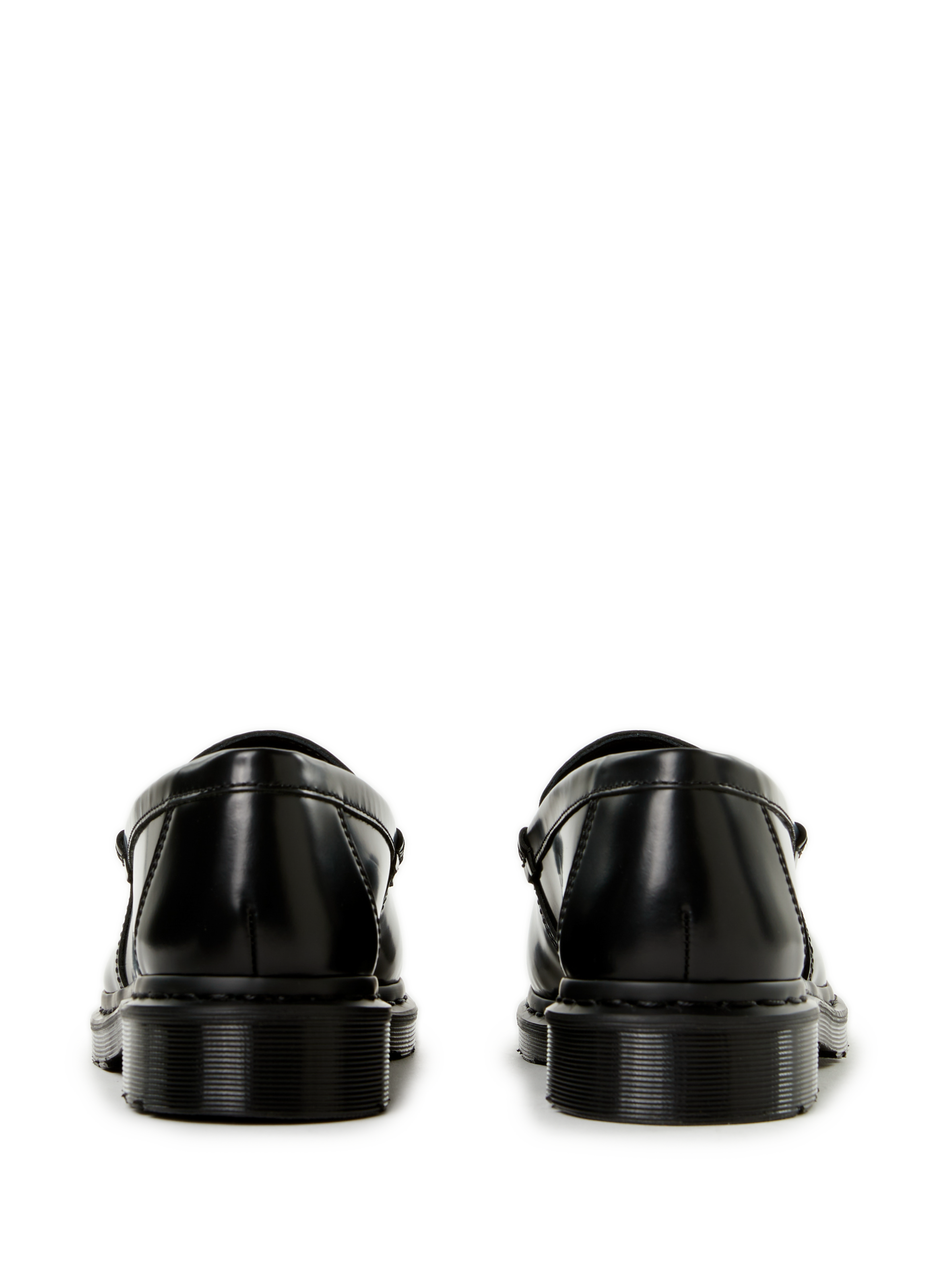 Mocassins unis en cuir DR. MARTENS Noir